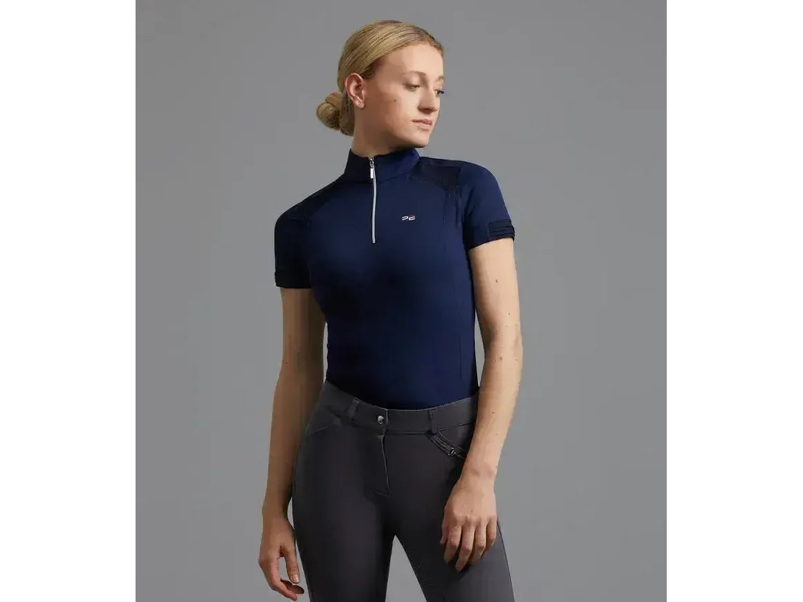 Premier Equine Remisa Ladies Technical Short Sleeved Riding Top