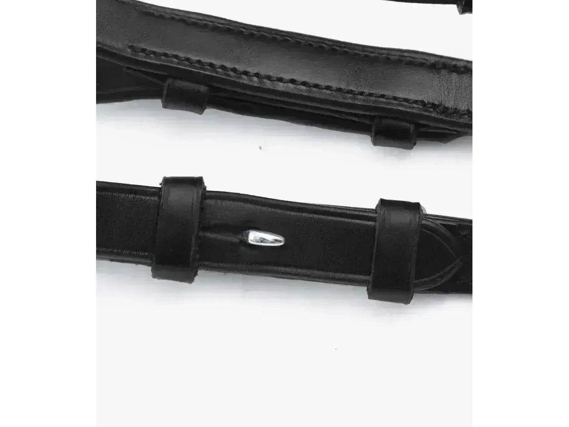 Premier Equine Salvatore Rubber & Leather Grip Reins