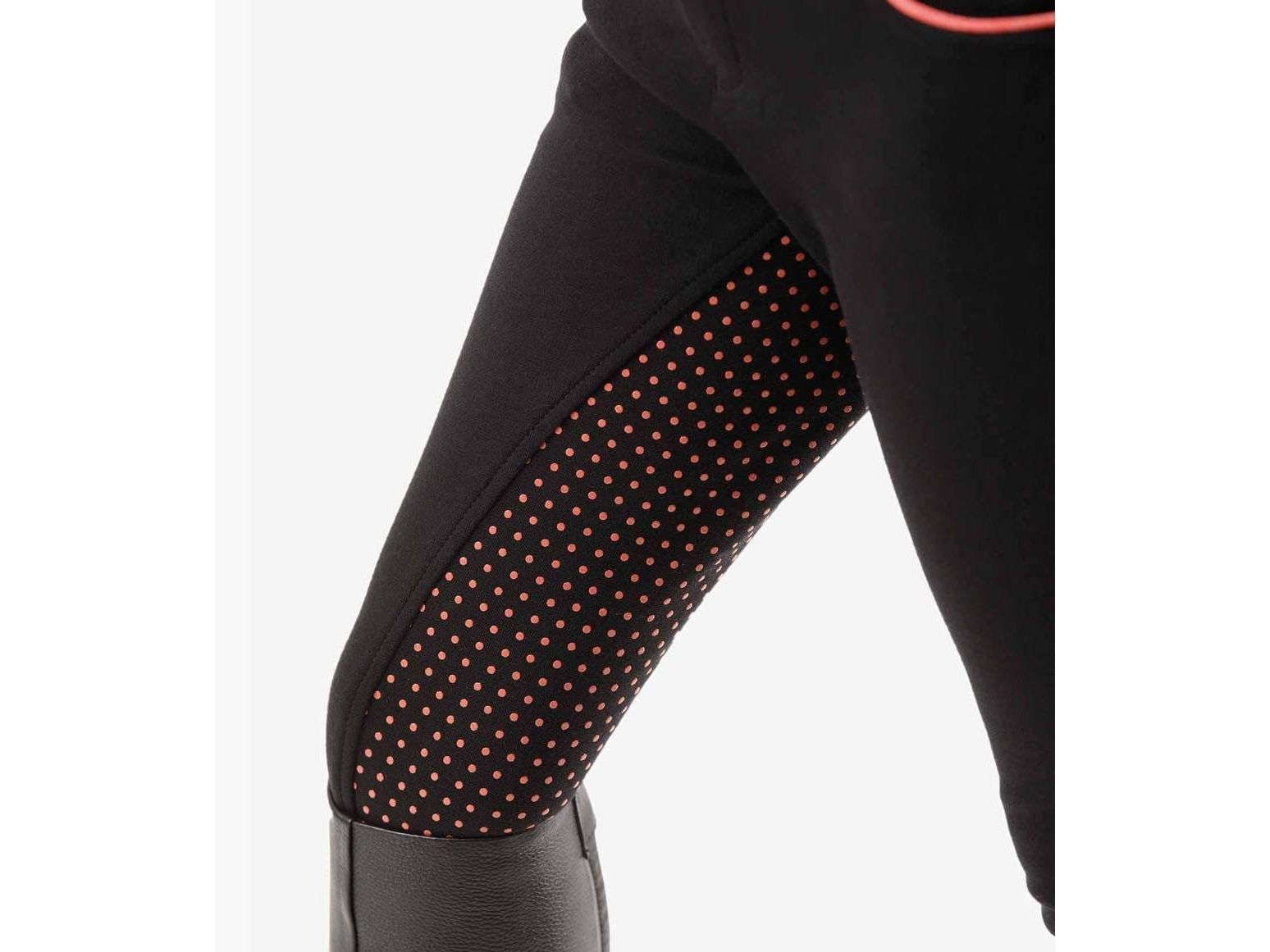 Premier Equine Sassa Kids Black Full Seat Gel Riding Breeches
