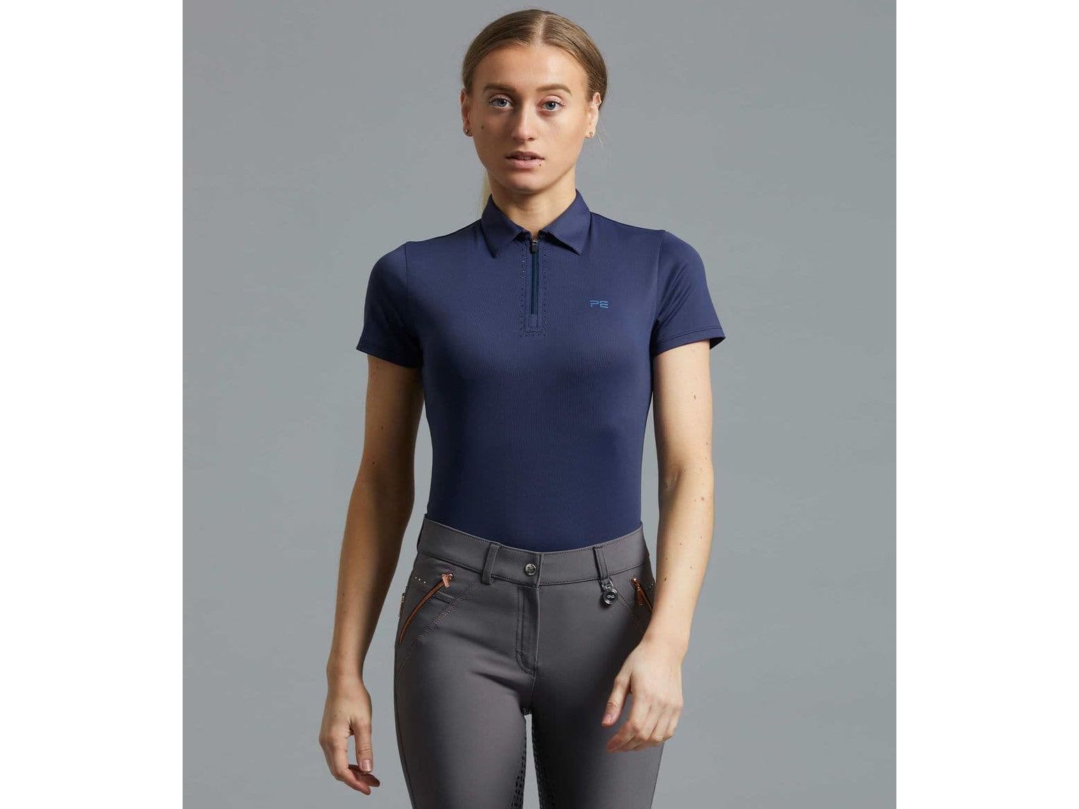 Premier Equine Scintillo Ladies Short Sleeve Riding Top