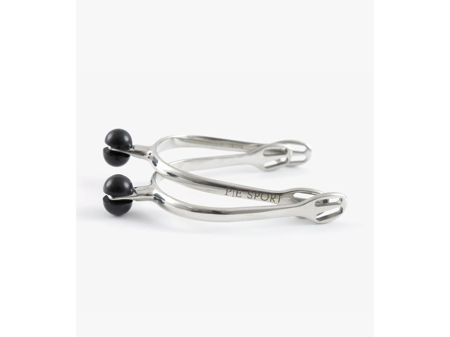Premier Equine Stainless Steel PLASTIC Roller Ball Spurs