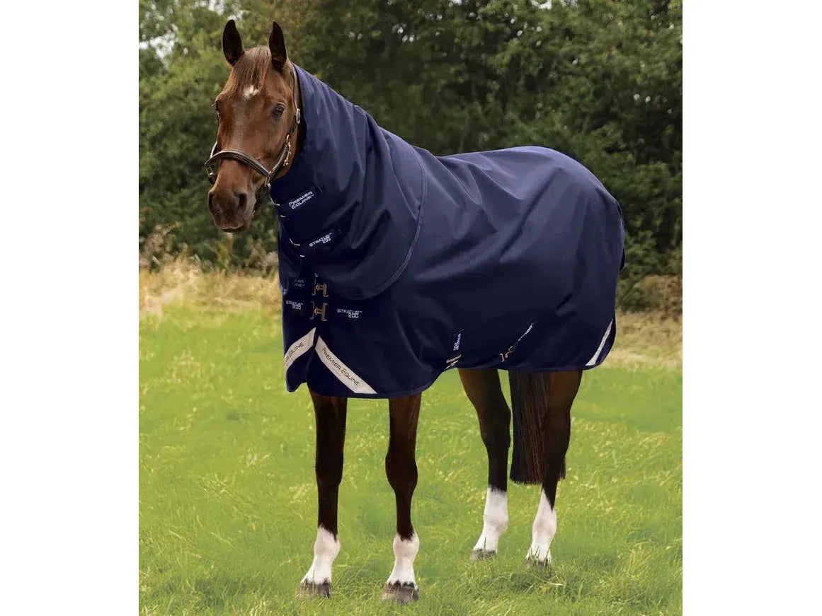 Premier Equine Stratus 1200 Series 200g Turnout Rug with Classic Neck Cover
