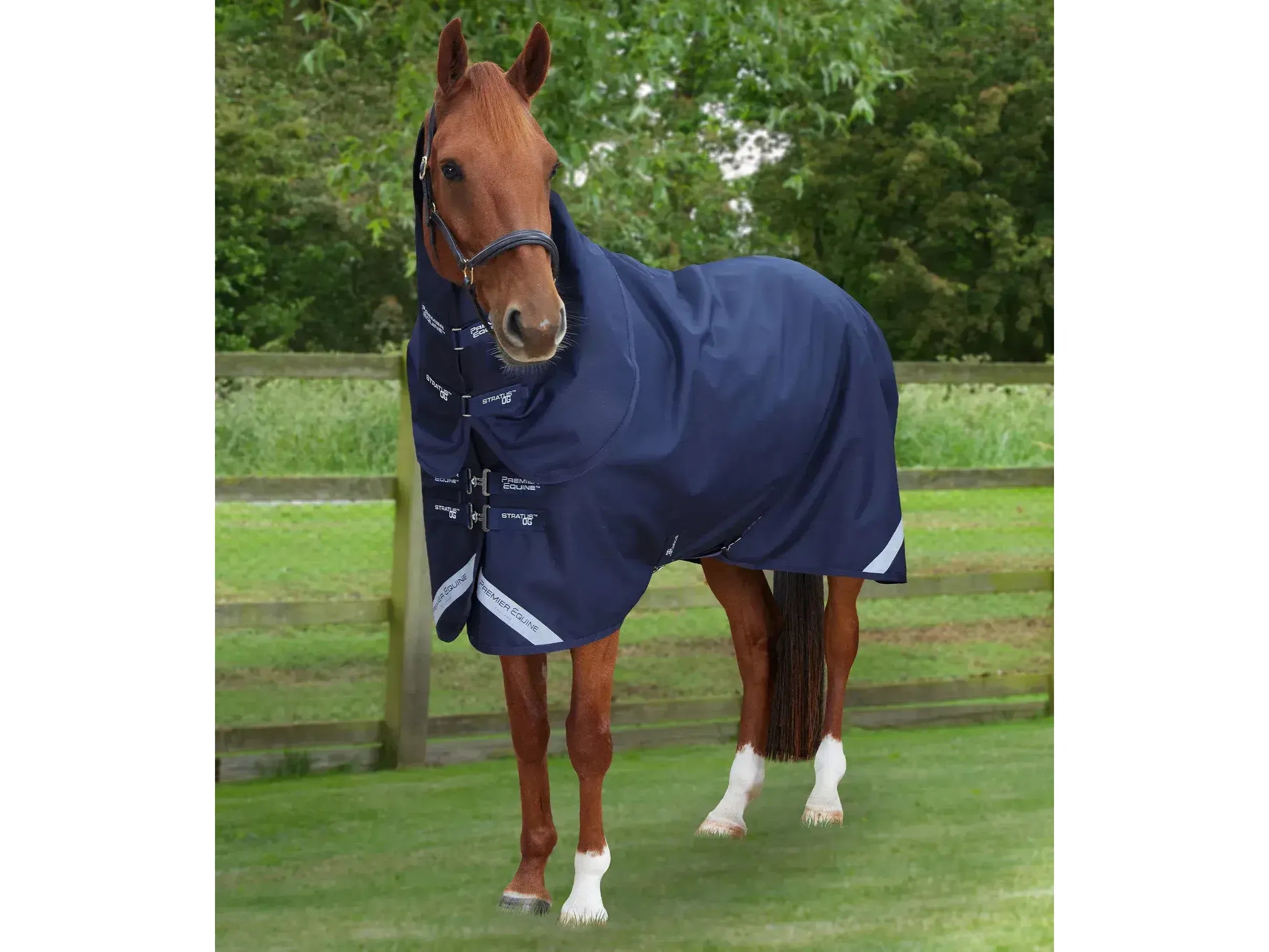 Premier Equine Stratus 1200D Series 0g Turnout Rug with Classic Neck Cover