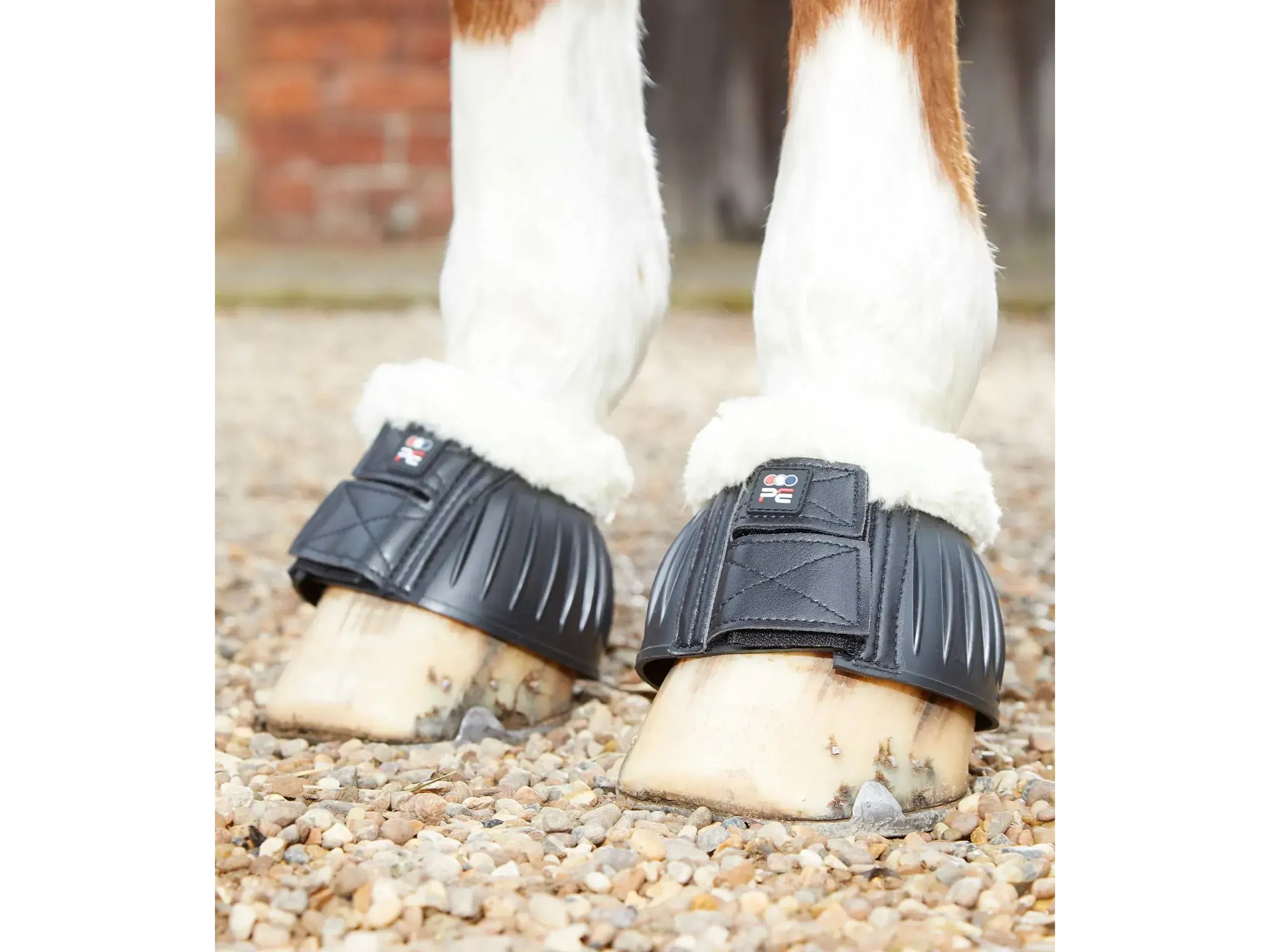Premier Equine Techno Wool Rubber Bell Over Reach Boots
