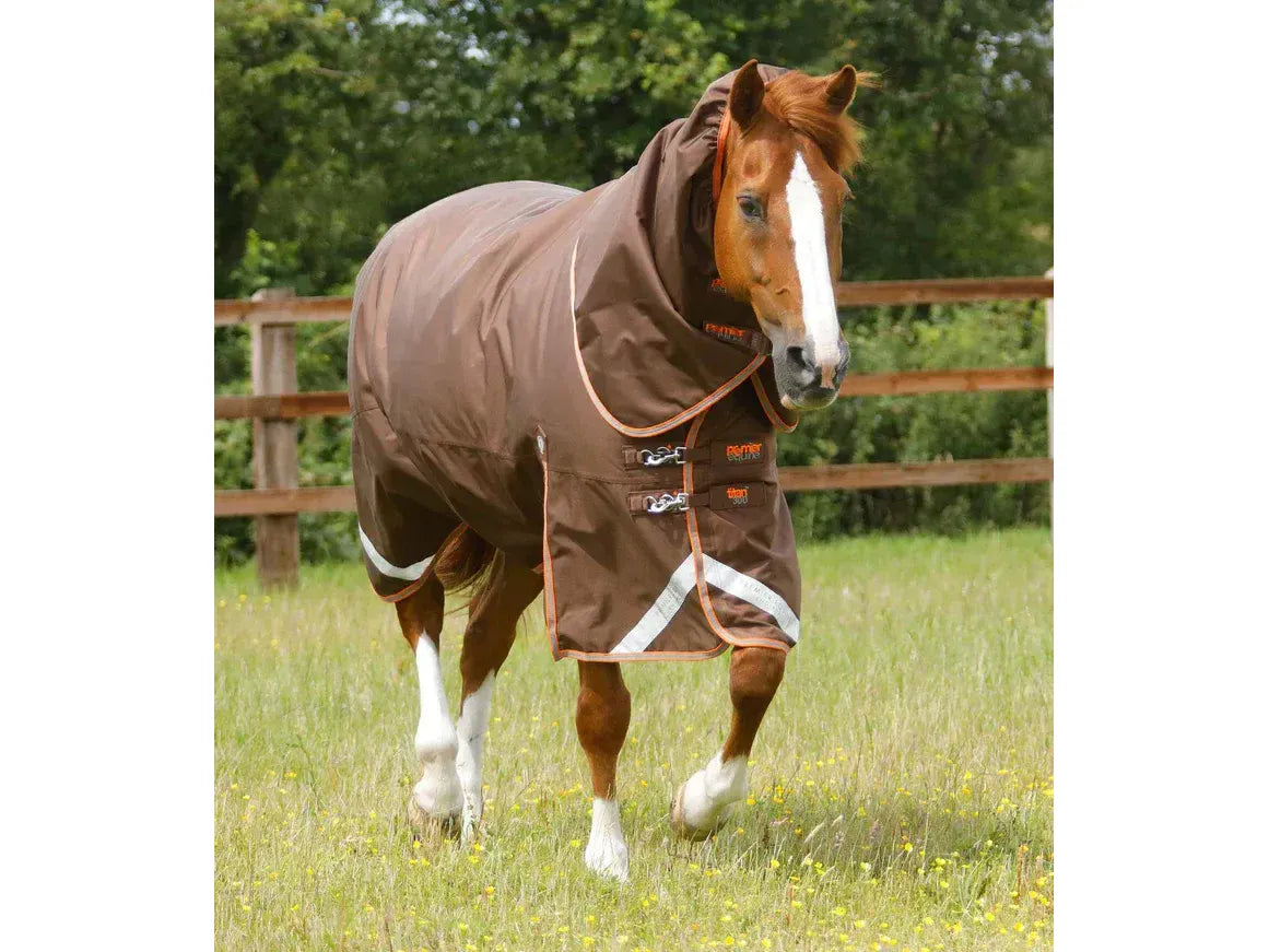 Premier Equine Titan with Snug Neck Cover 300g - 7ft 3 inch - Brown RRP £240.00