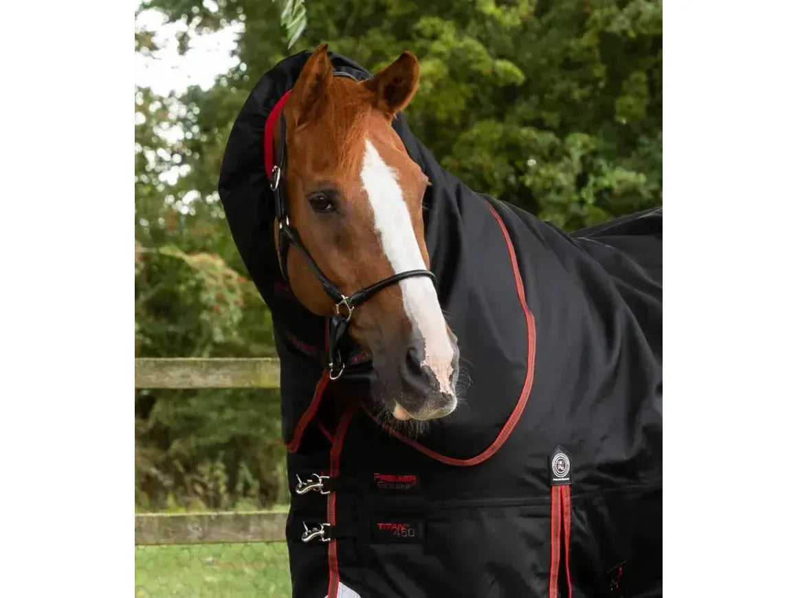 Premier Equine Titan 450g Turnout Rug with Snug-Fit Neck Cover