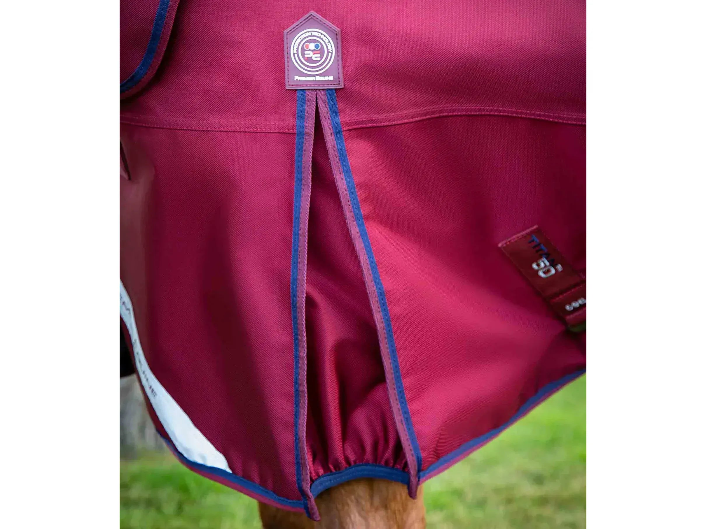 Premier Equine Titan 50g with Classic Neck Cover - 6ft 6inch-Burgundy RRP £222.00