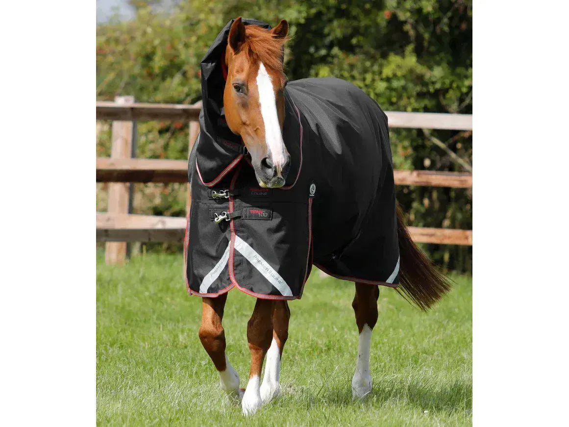 Premier Equine Titan Trio 100g 4 in 1 Turnout Rug 6ft Navy + 100g 200g 350g RRP £454.00