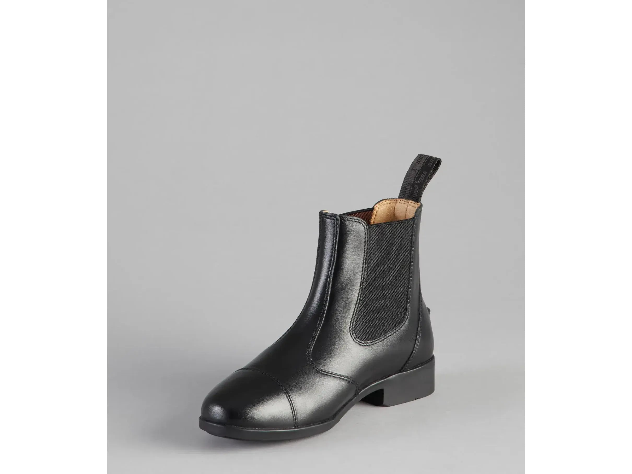 Premier Equine Torlano Junior Black Leather Chelsea Boots
