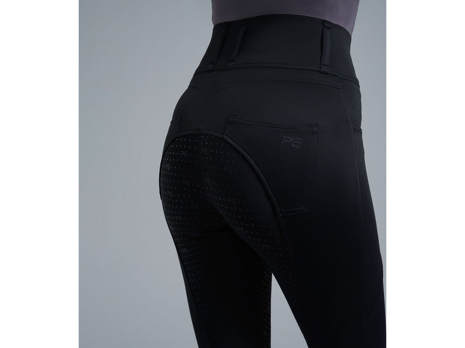 Premier Equine Ventus Ladies Full Seat Gel Riding Tights 22'' Black RRP £74
