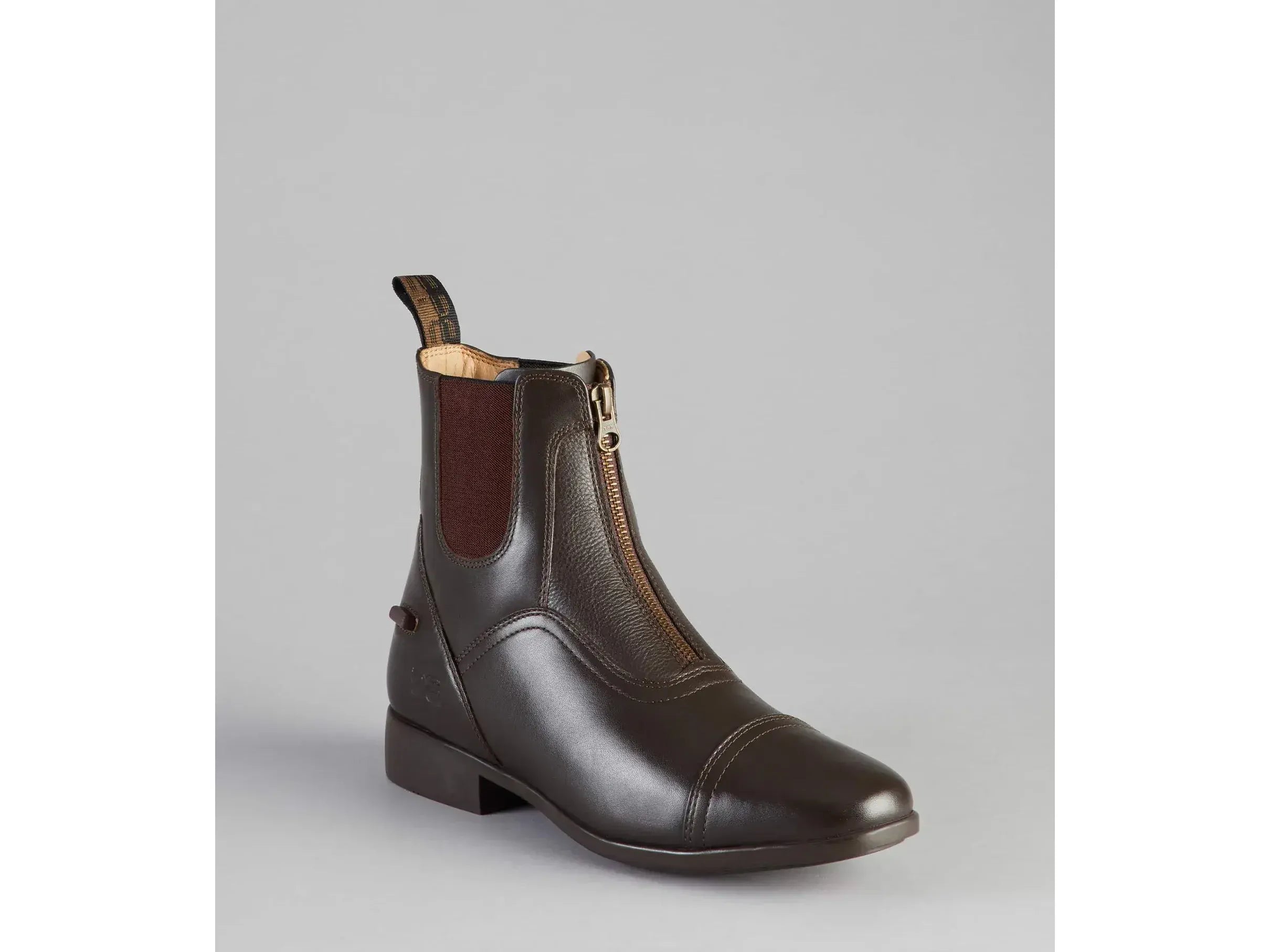 Premier Equine Virtus Brown Leather Paddock Boots