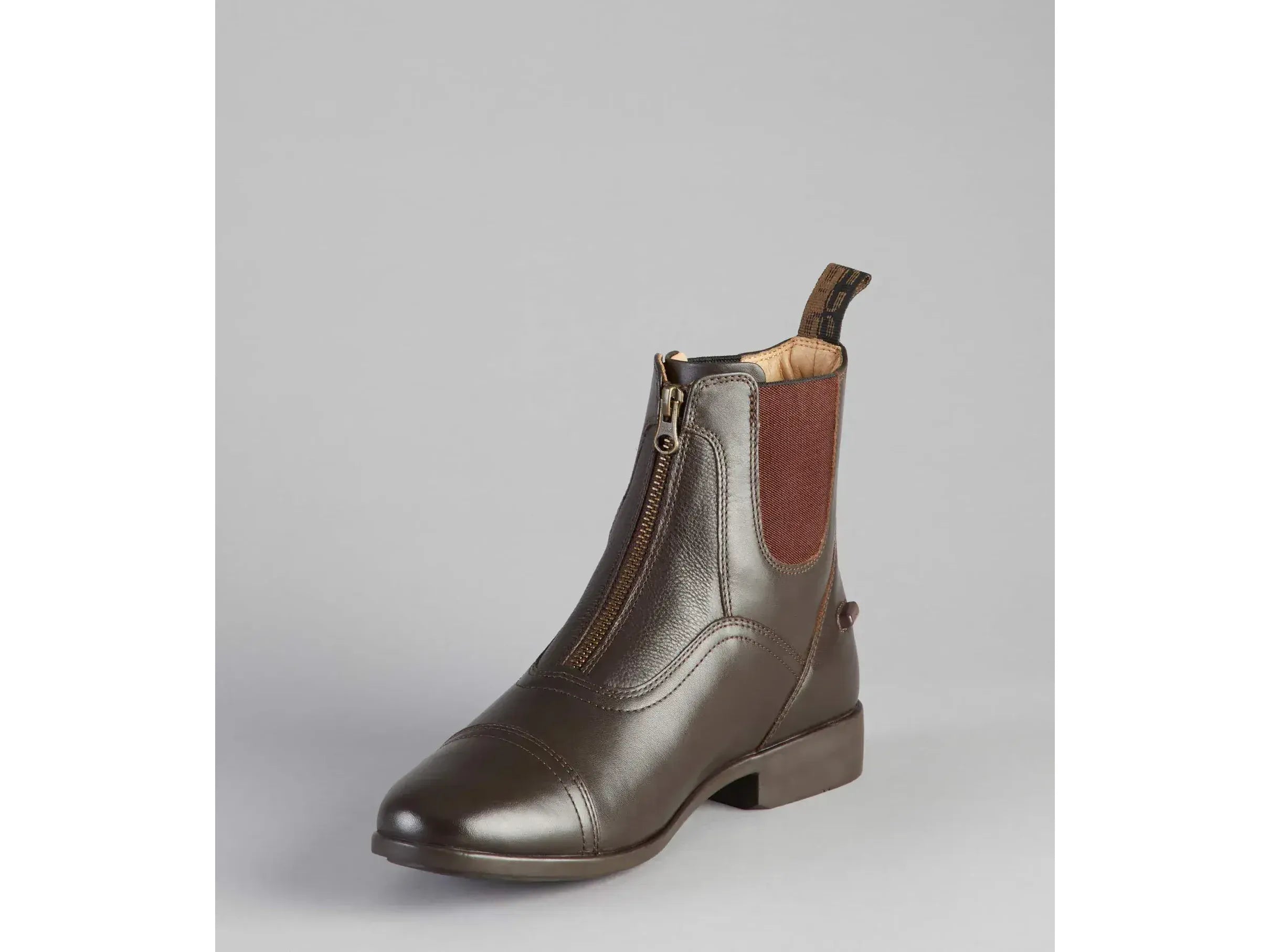 Premier Equine Virtus Brown Leather Paddock Boots