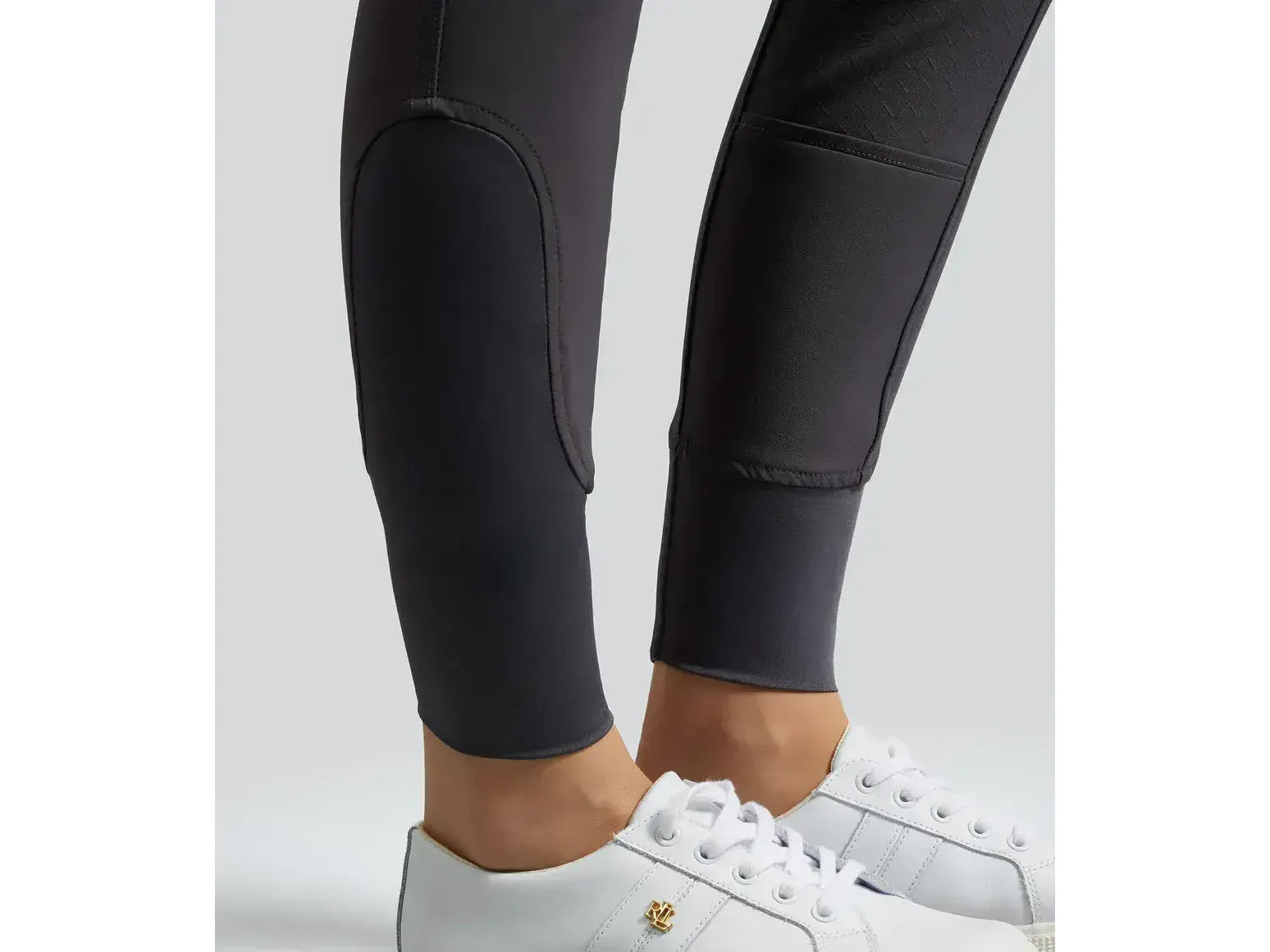 Savio Womens Full Seat Riding Breeches Anthracite Grey