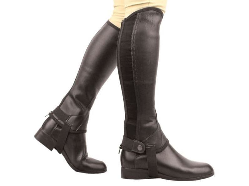 Saxon Equileather Unisex Adults Half Chaps