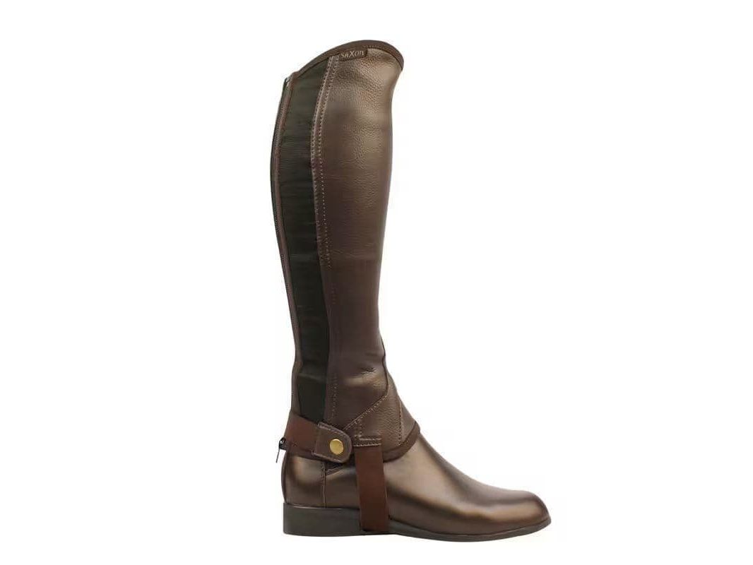 Saxon Equileather Unisex Adults Half Chaps