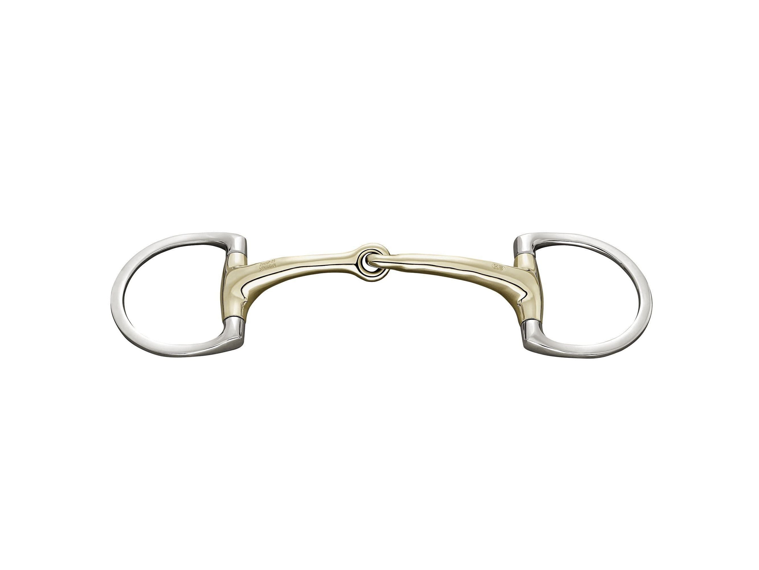 Sprenger Dynamic RS Eggbutt bit with D-shaped rings - Single Jointed