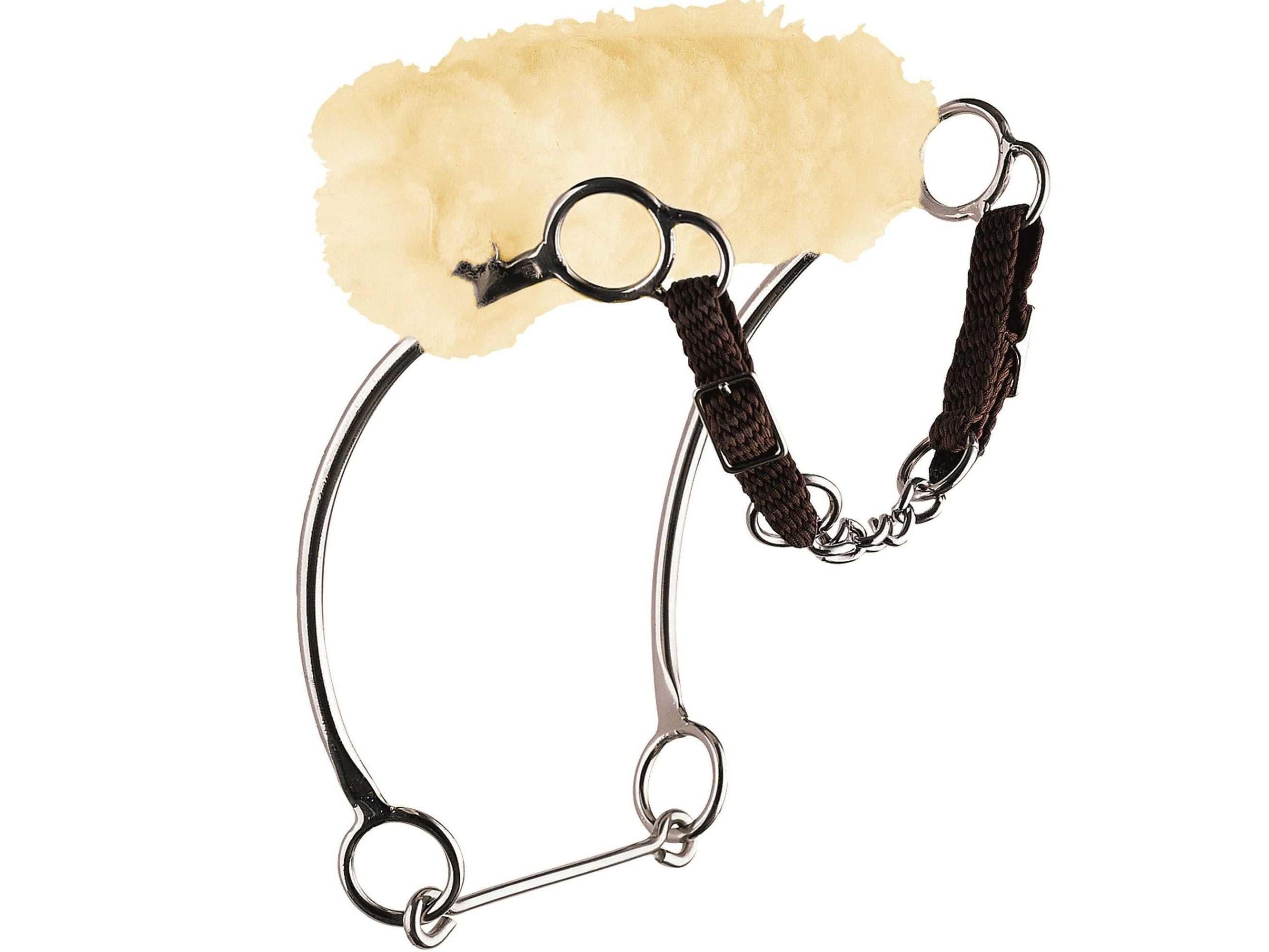 Sprenger Kombi-Hackamore with Lambswool Covered Noseband