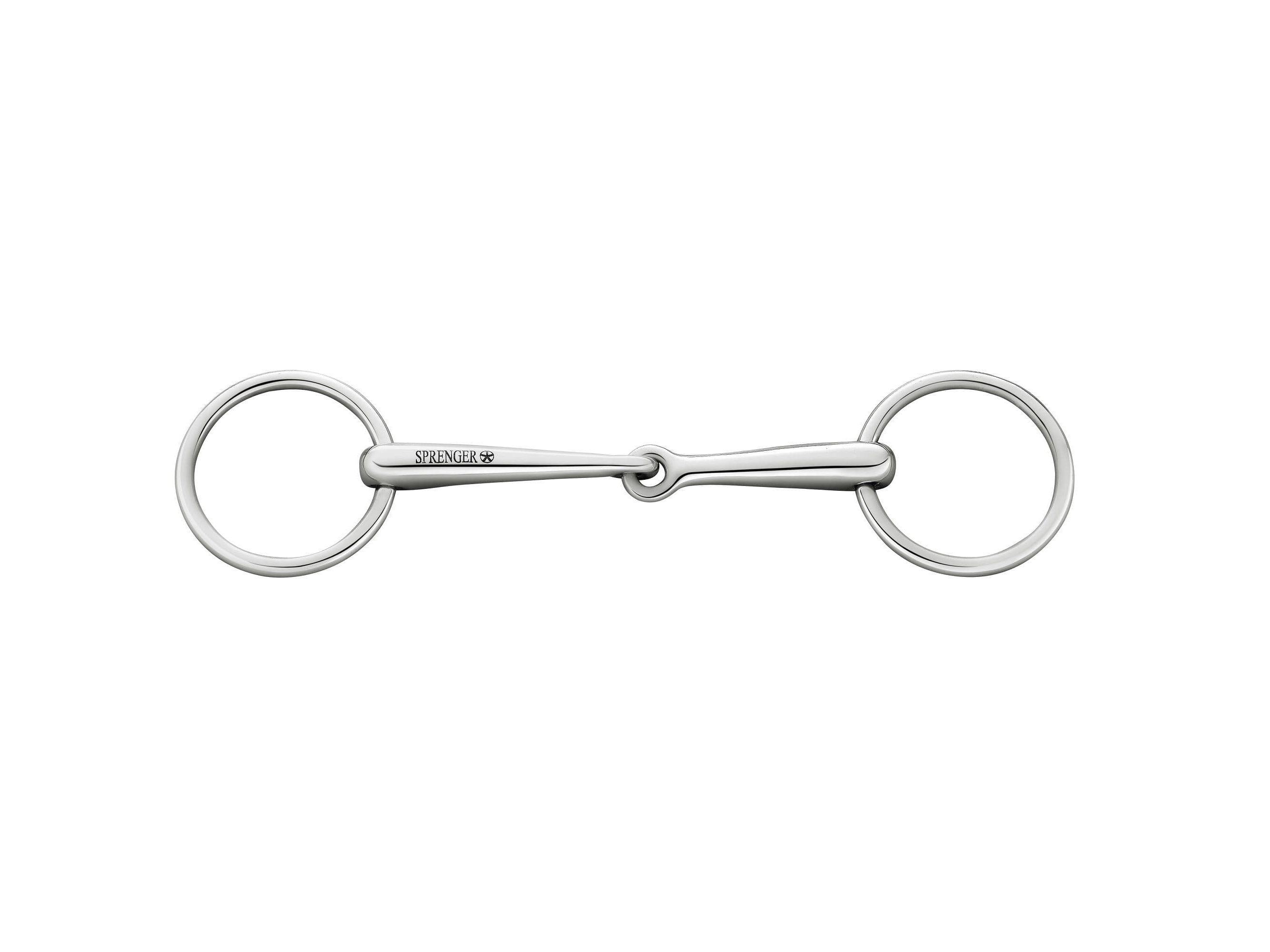 Sprenger Stainless Steel 14mm Loose Ring Snaffle - Single Jointed Bit
