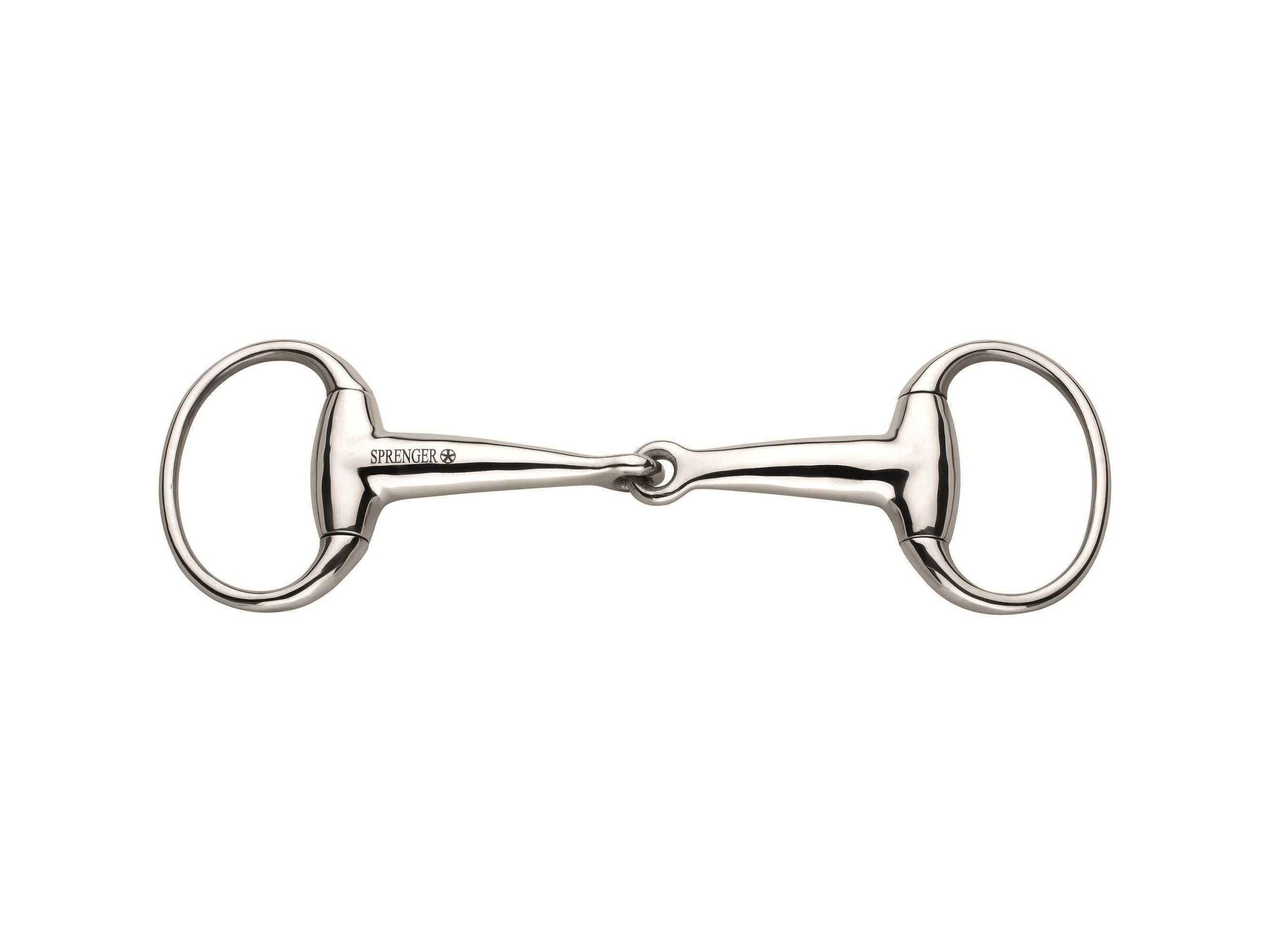 Sprenger Stainless Steel Hollow Eggbutt Bit - Single Jointed