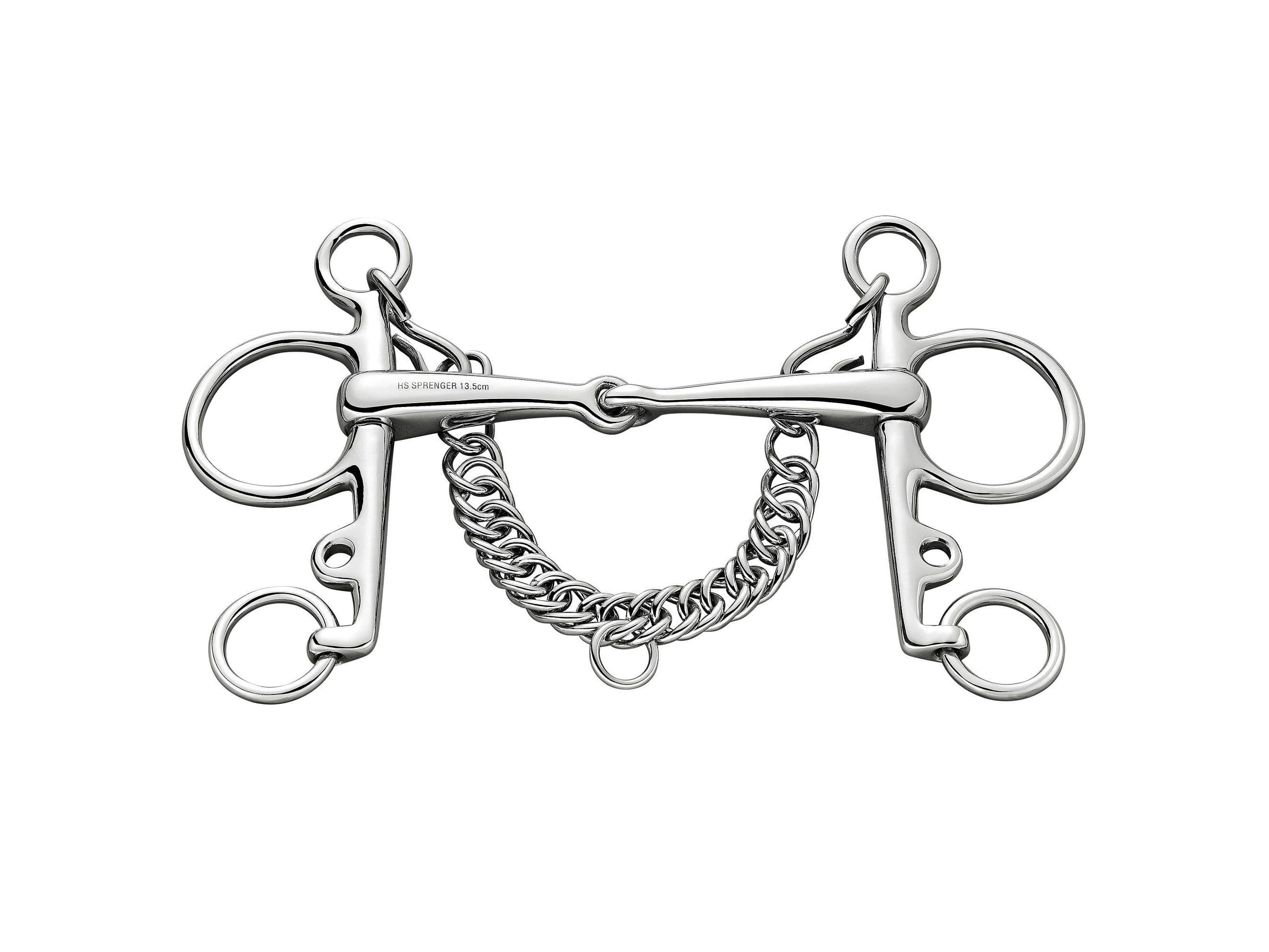 Sprenger Stainless Steel Long Shank Pelham - Single Jointed