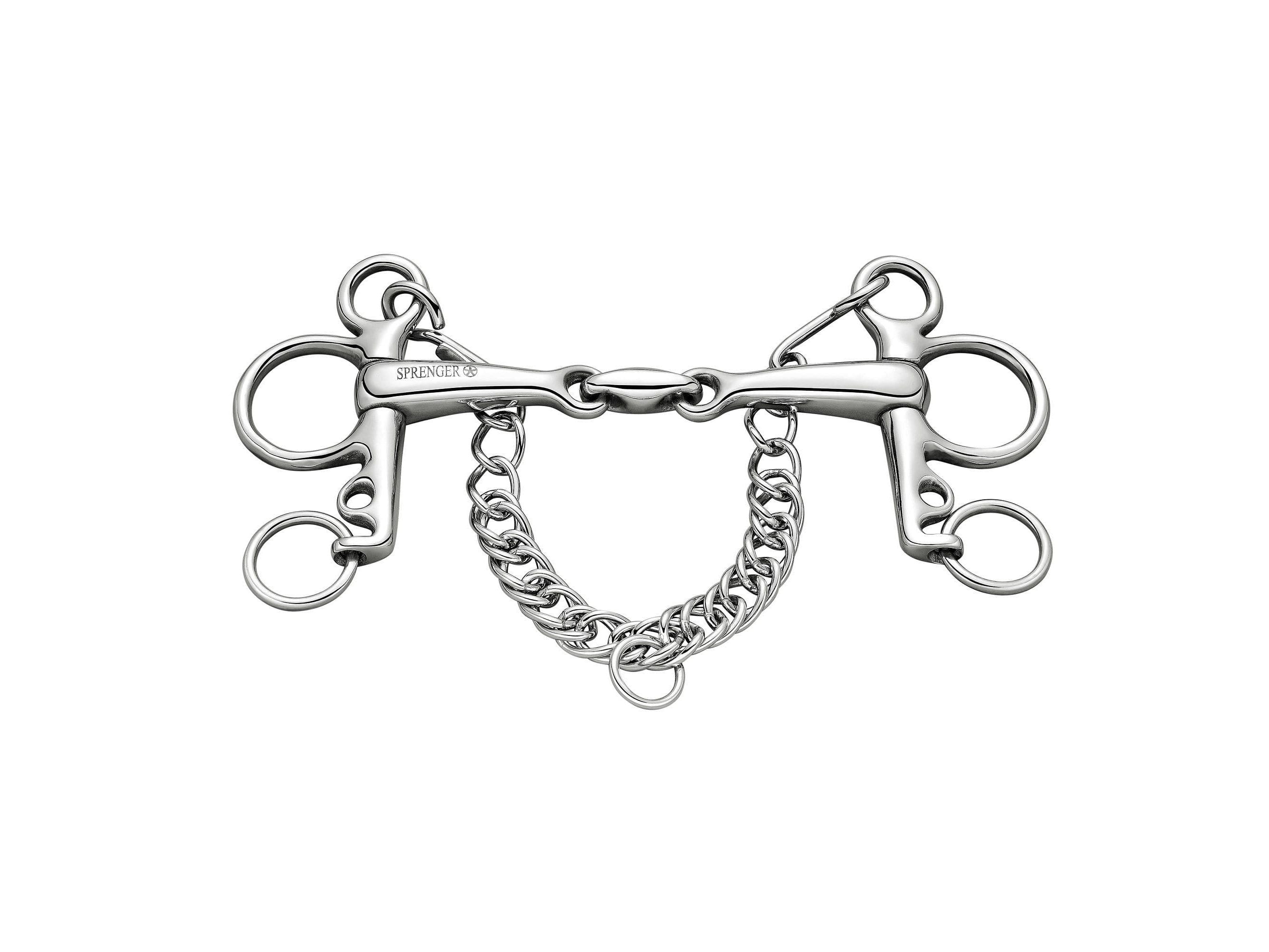 Sprenger Stainless Steel Short Shank Pelham - Double Jointed