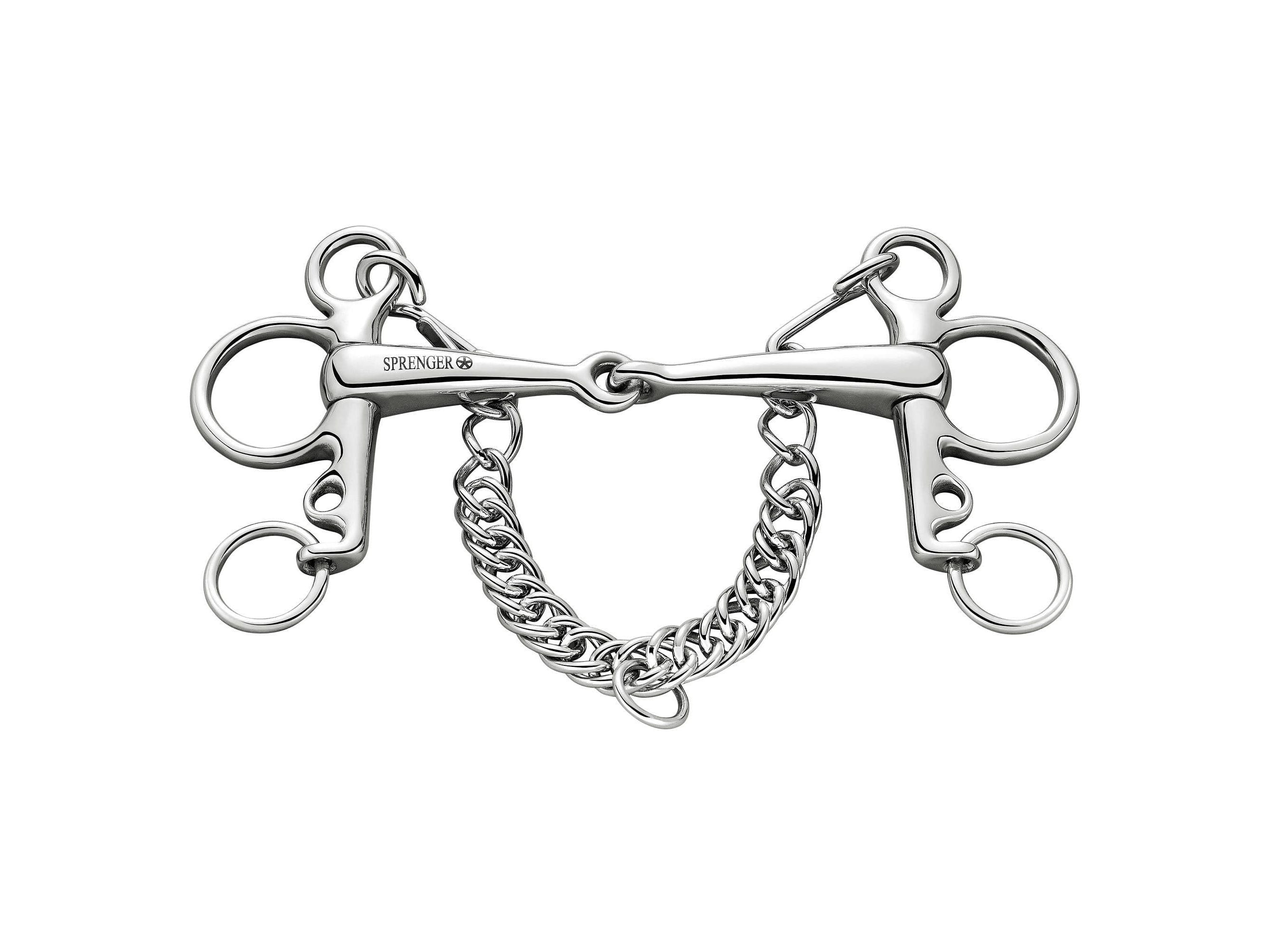 Sprenger Stainless Steel Short Shank Pelham - Single Jointed