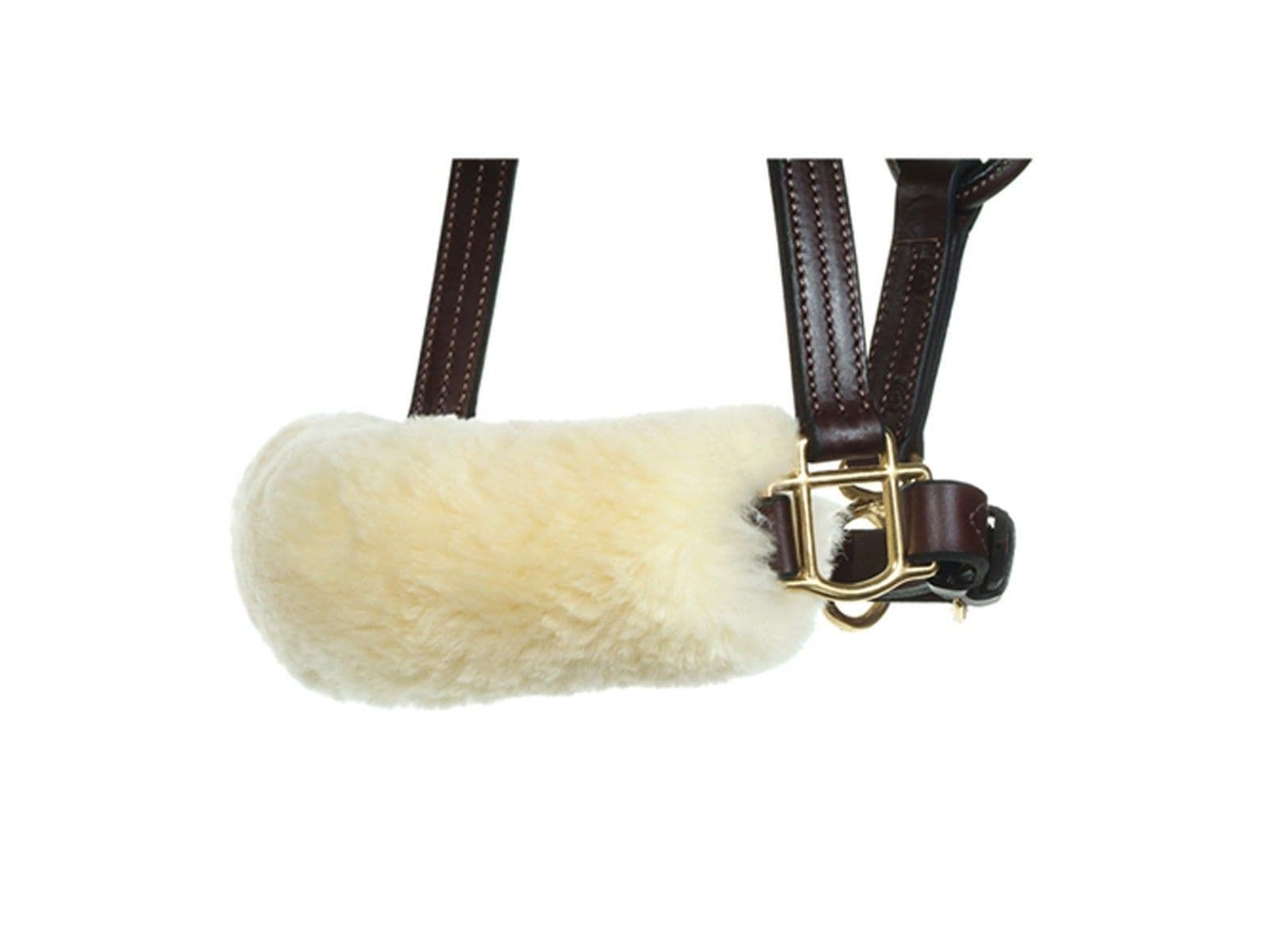 Stephens Sheepskin Noseband Cover with Velcro RRP £11.70