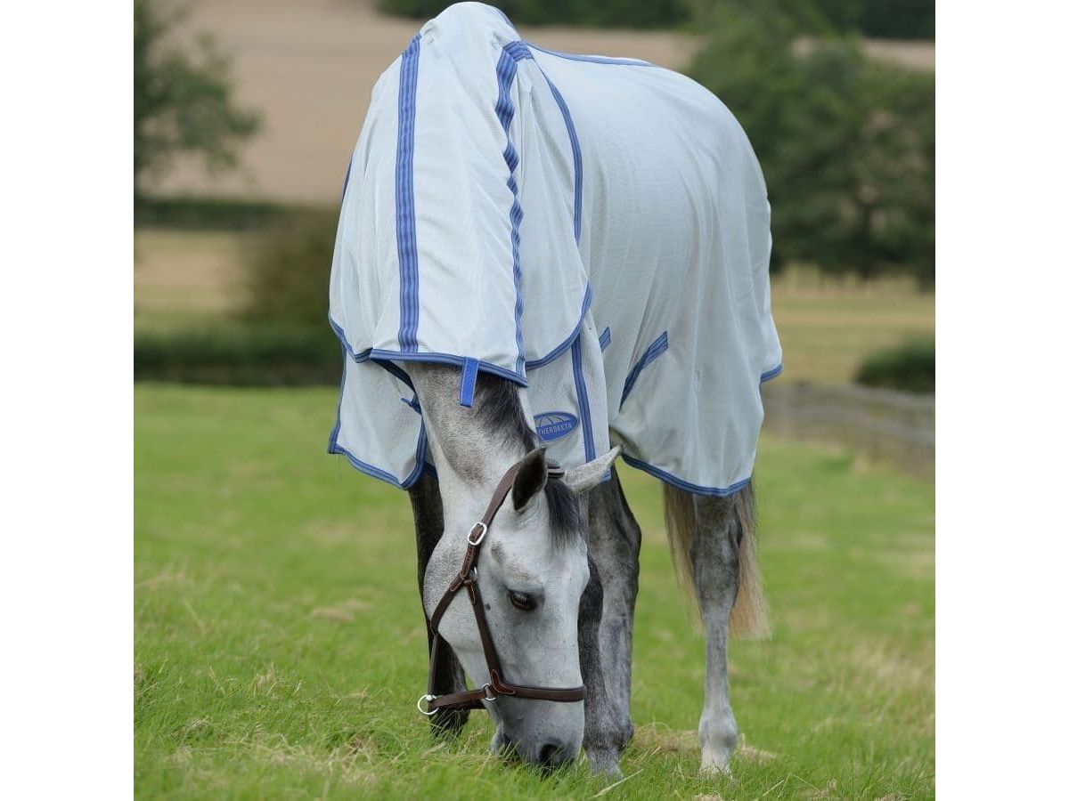 Weatherbeeta Comfitec Airflow II Detach A Neck Grey/Blue/Grey