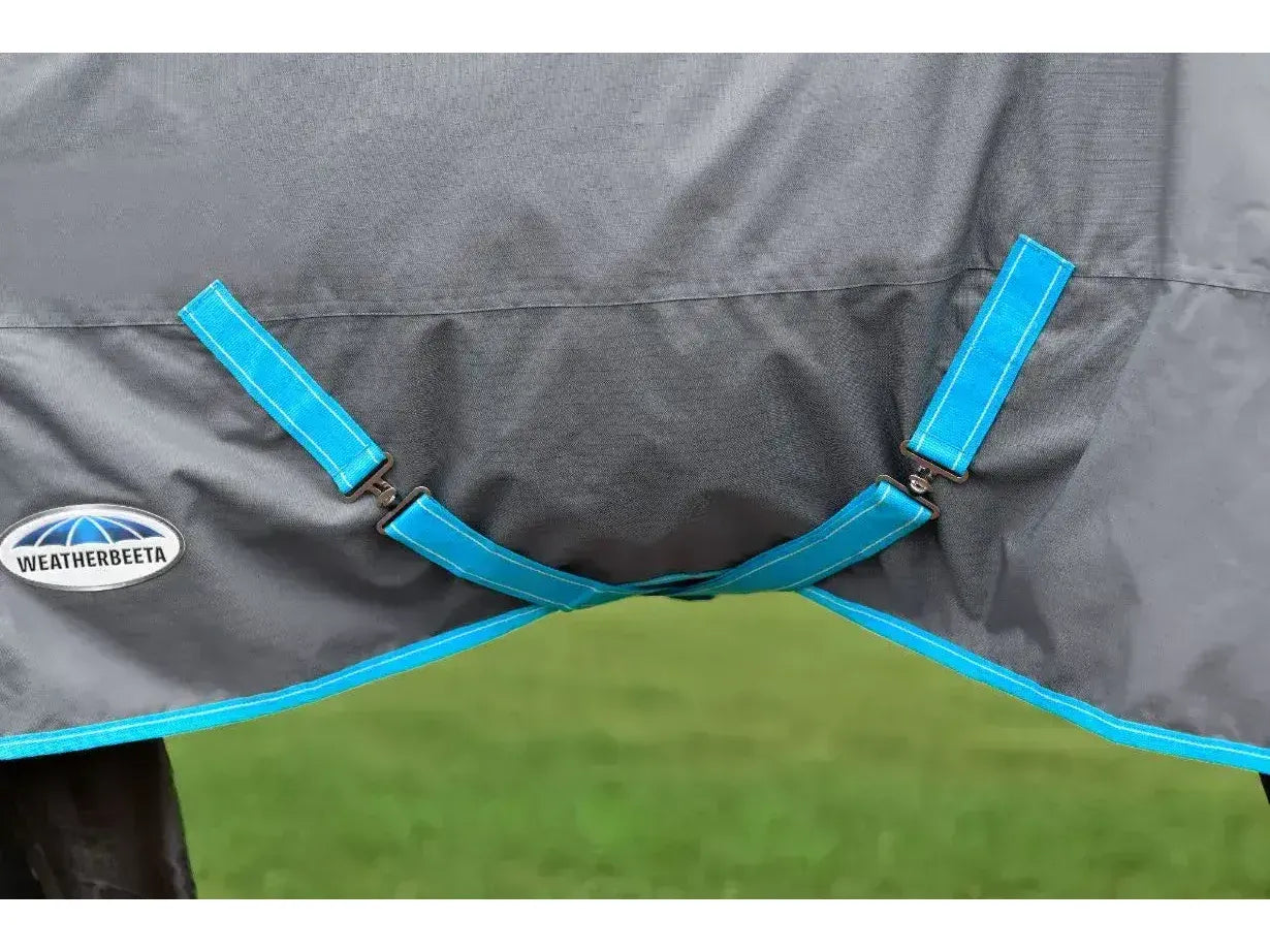 Weatherbeeta Comfitec Classic Standard Neck 50g Lite Plus Grey / Bright Blue / White