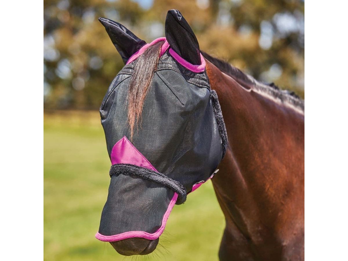 Weatherbeeta Comfitec Deluxe Durable Mesh Mask With Ears & Nose