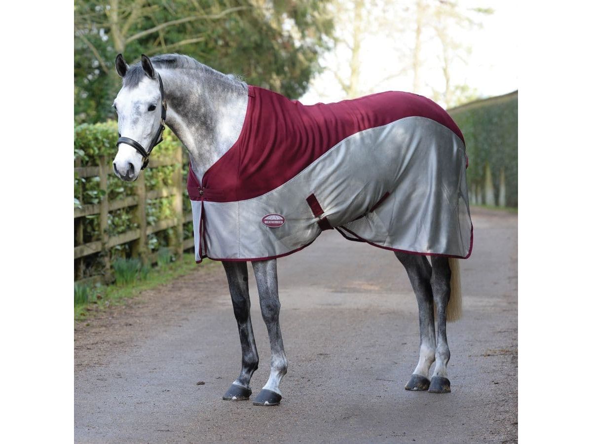 Weatherbeeta Micro-Air Cooler Standard Neck Burgundy/Grey RRP £49.99