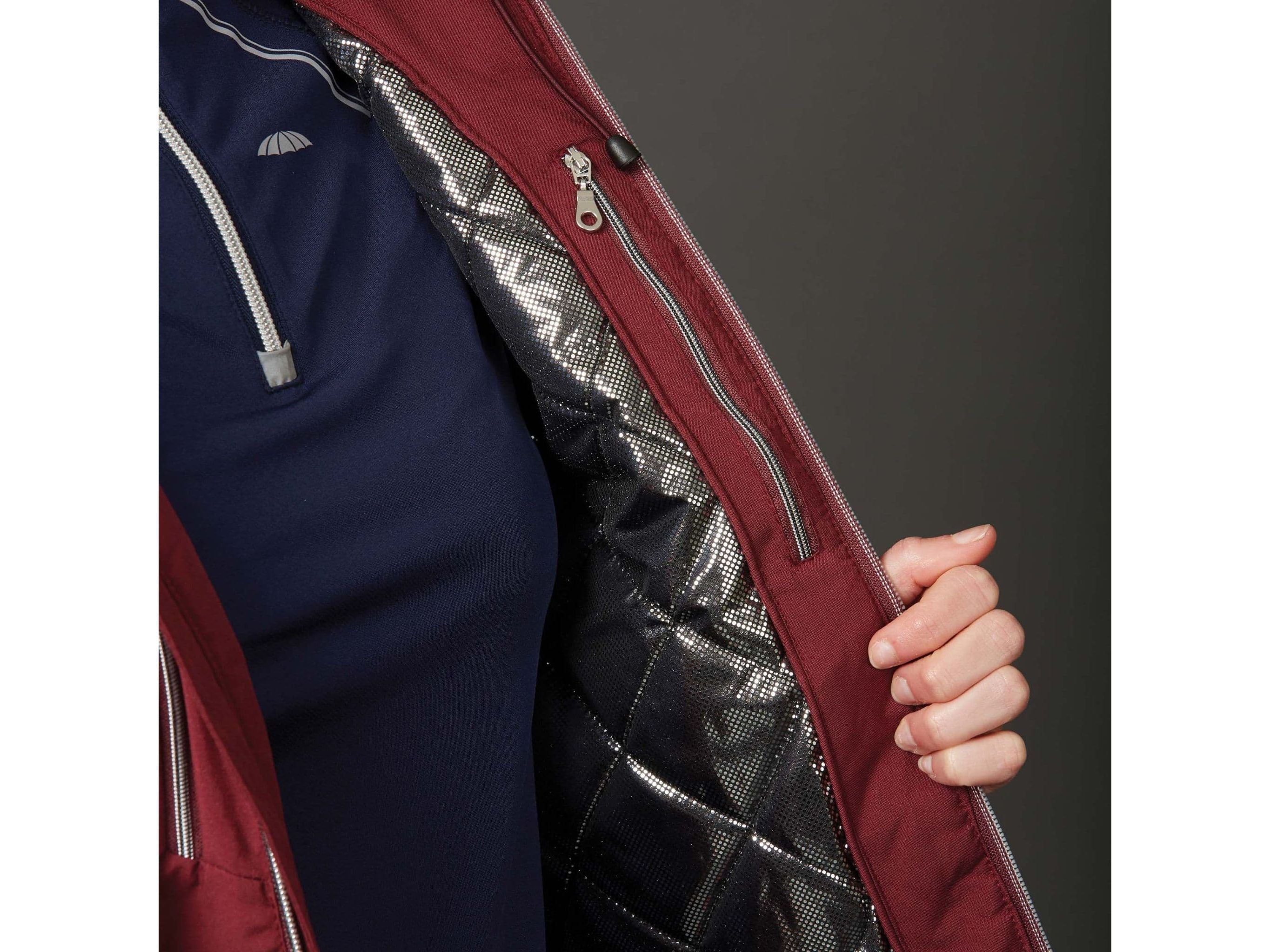 Weatherbeeta Tania Burgundy Waterproof Jacket