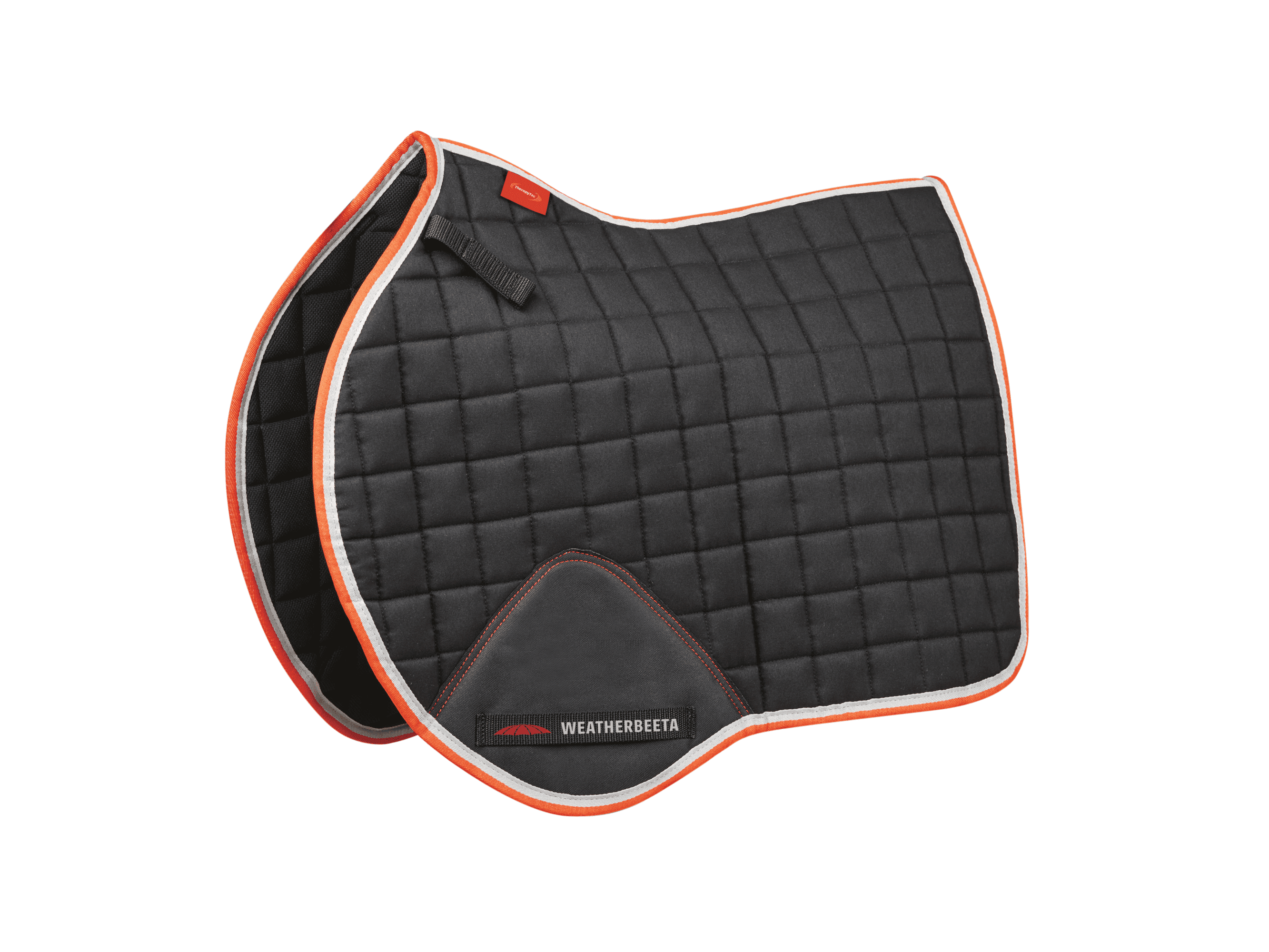 WeatherBeeta Therapy-Tec All Purpose Saddle Pad Black/Silver/Red
