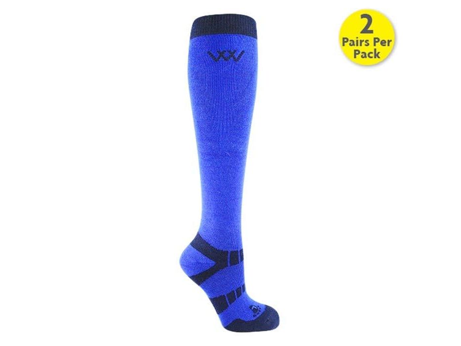 Woof Wear Long Bamboo Waffle Riding Socks (2 pack)