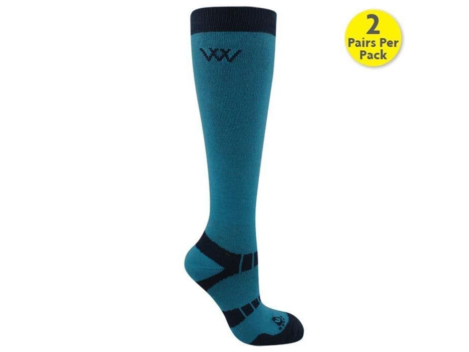 Woof Wear Long Bamboo Waffle Riding Socks (2 pack)