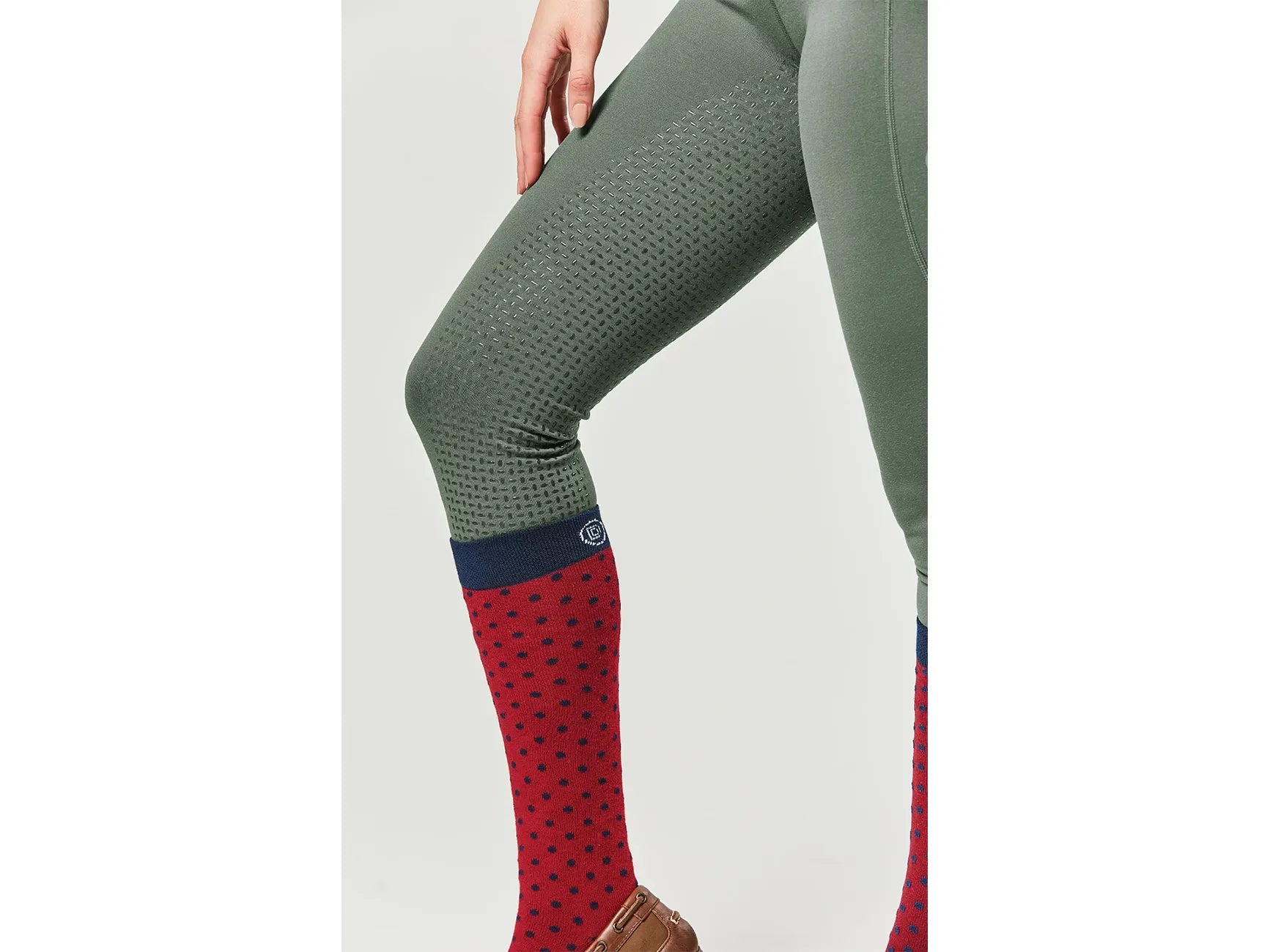 Dublin Ladies Cool It Everyday Riding Tights Olive Green 16 RRP £53