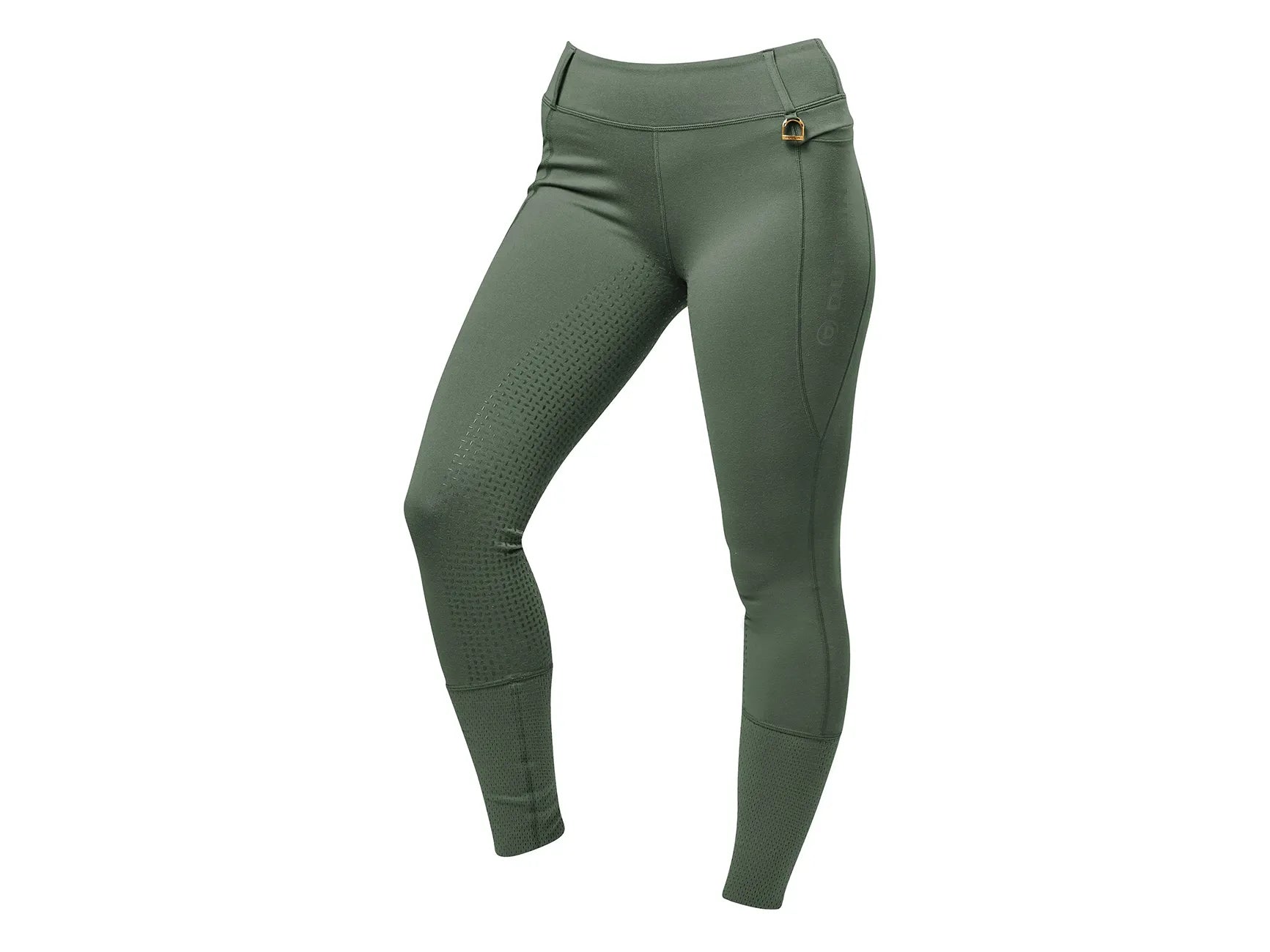 Dublin Ladies Cool It Everyday Riding Tights Olive Green 16 RRP £53