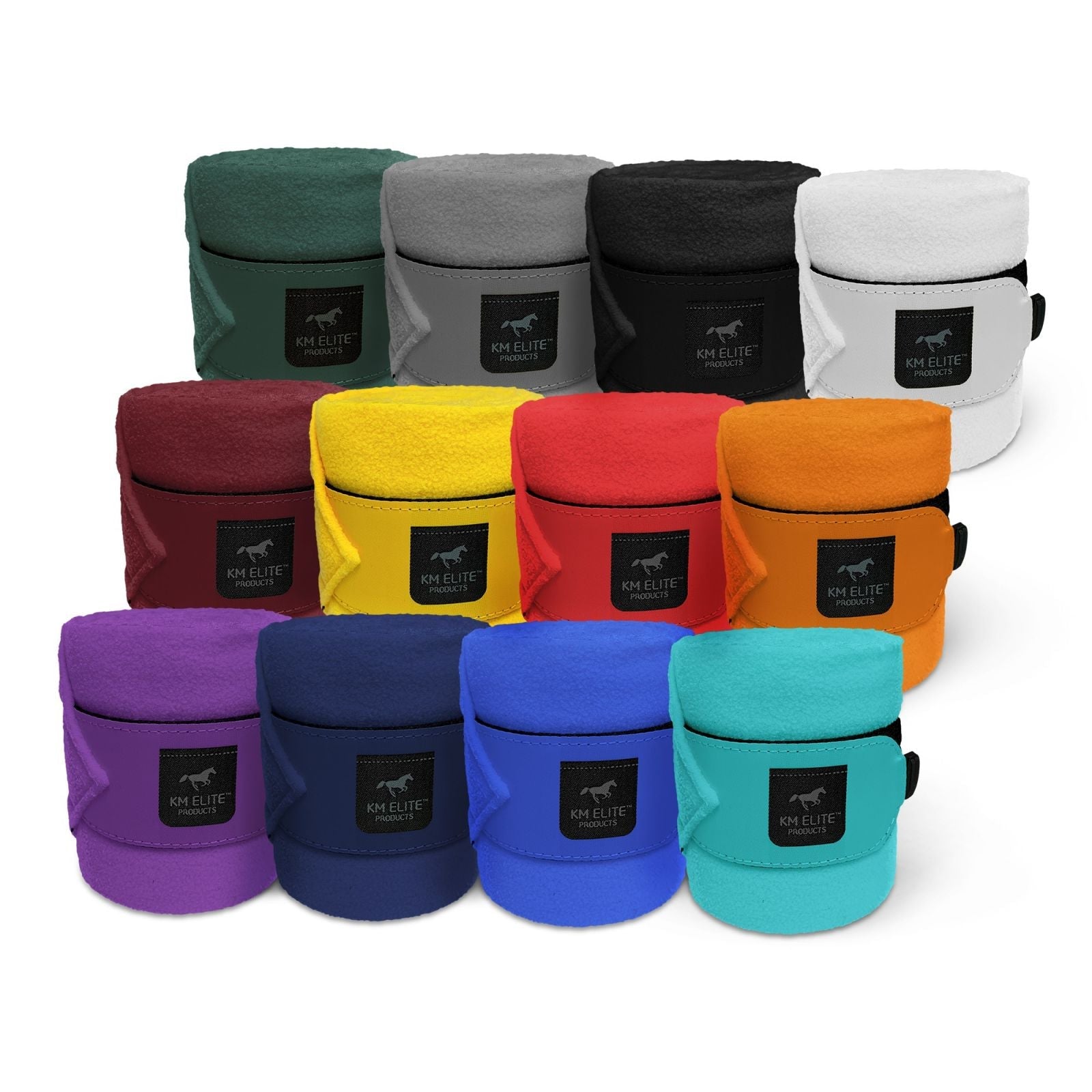km elite polo exercise bandages - equestrian equipment