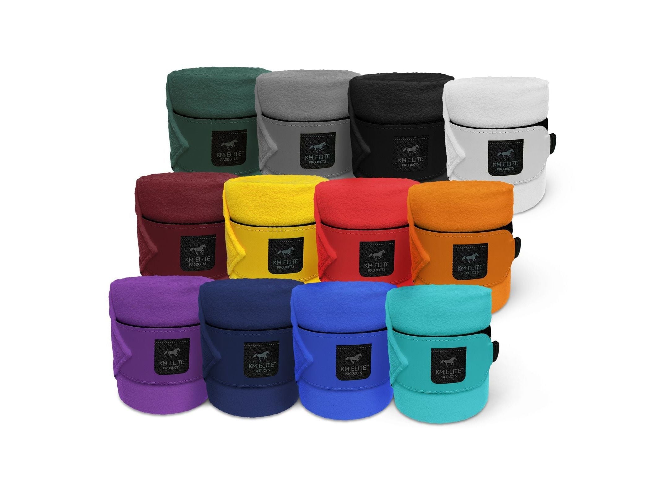 km elite polo exercise bandages - equestrian equipment
