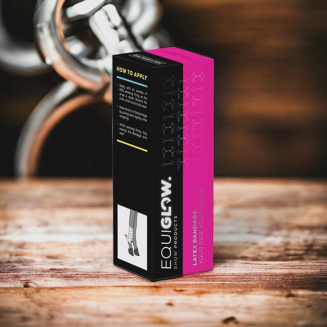 equiglow latex bandage - equestrian equipment