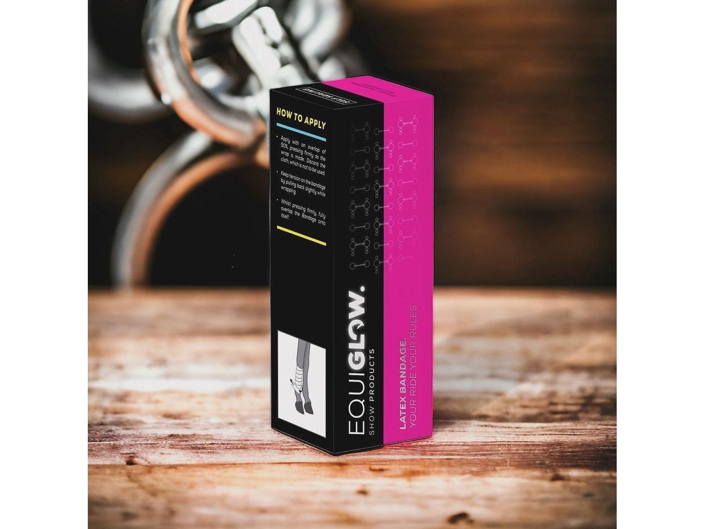 equiglow latex bandage - equestrian equipment