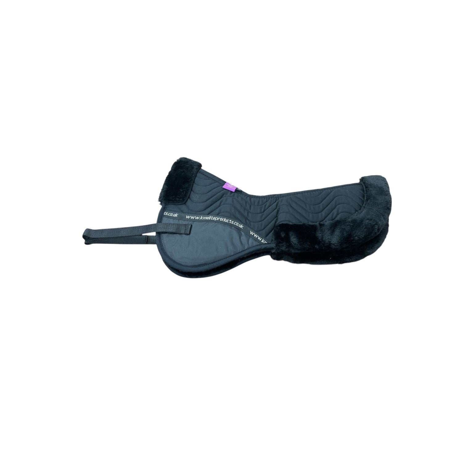 km elite teddy soft half pad - equestrian equipment