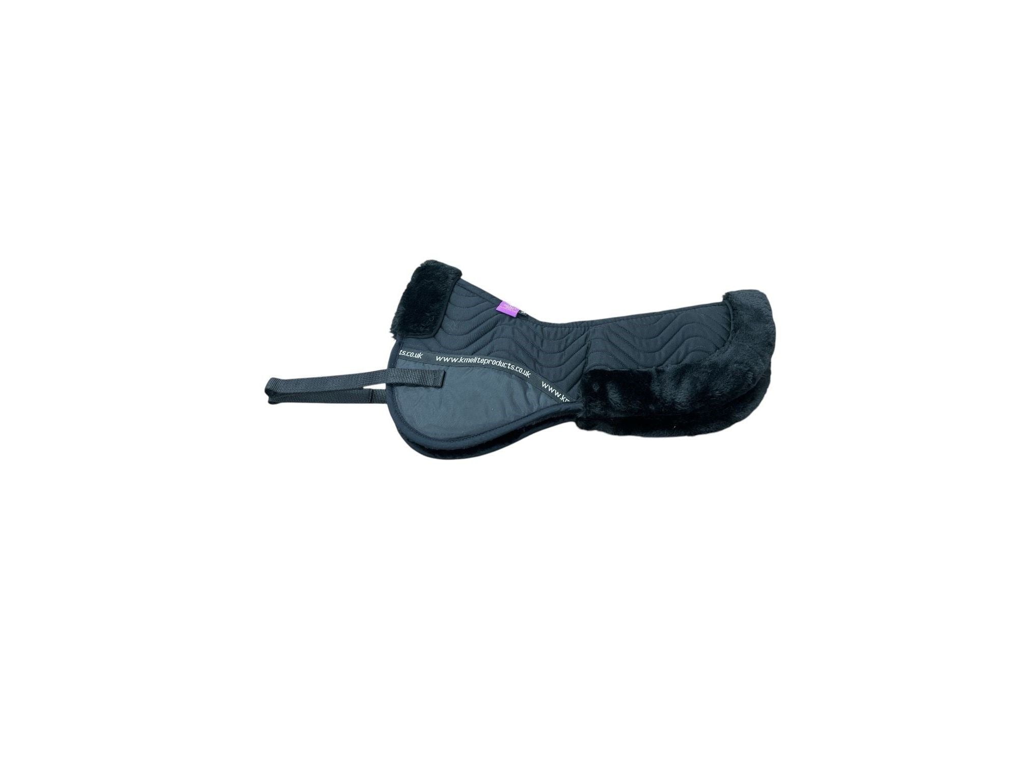 km elite teddy soft half pad - equestrian equipment