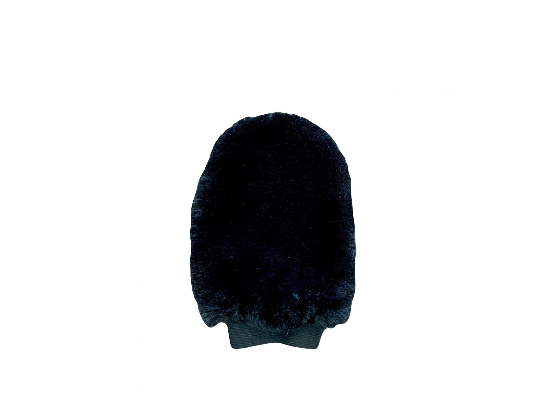 km elite teddy soft grooming mitt - equestrian equipment