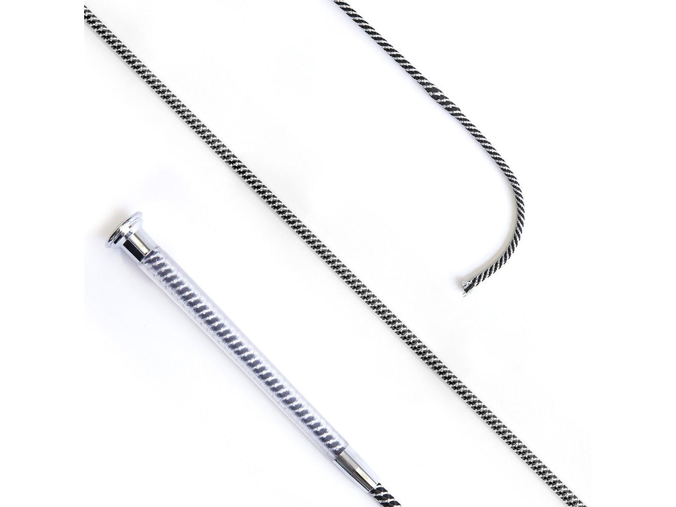 cush grip schooling whip 110cm - black - equestrian equipment
