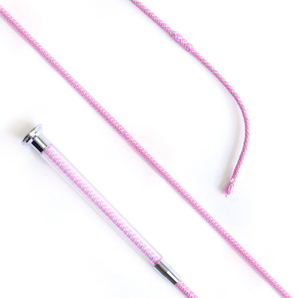 cush grip schooling whip 110cm - hot pink - equestrian equipment