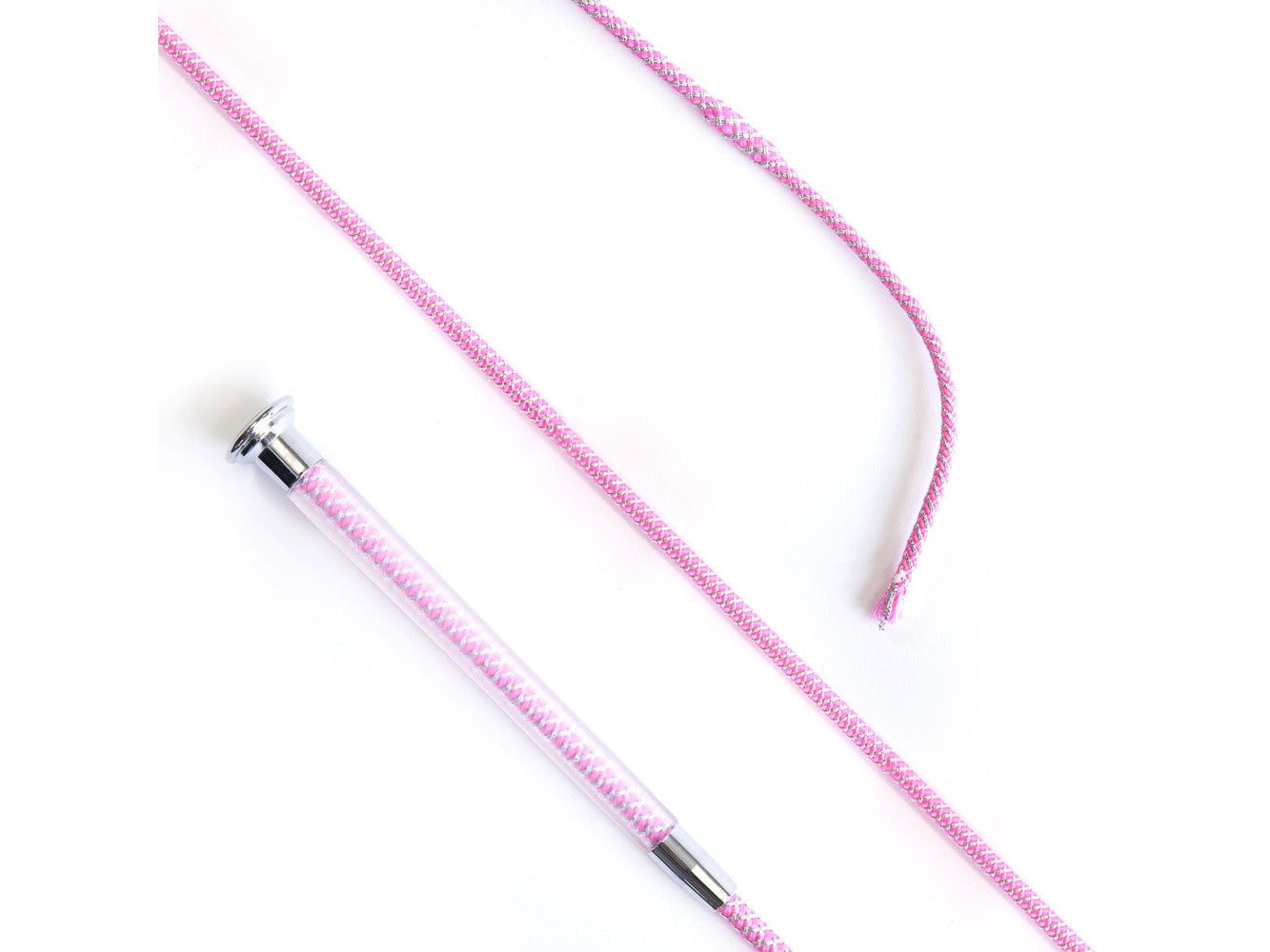 cush grip schooling whip 110cm - hot pink - equestrian equipment
