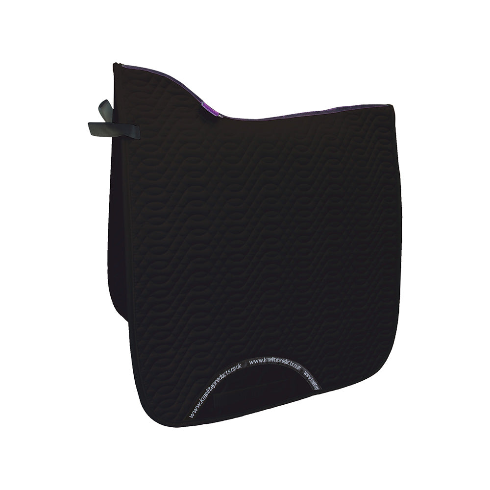 dressage cotton square black - equestrian equipment