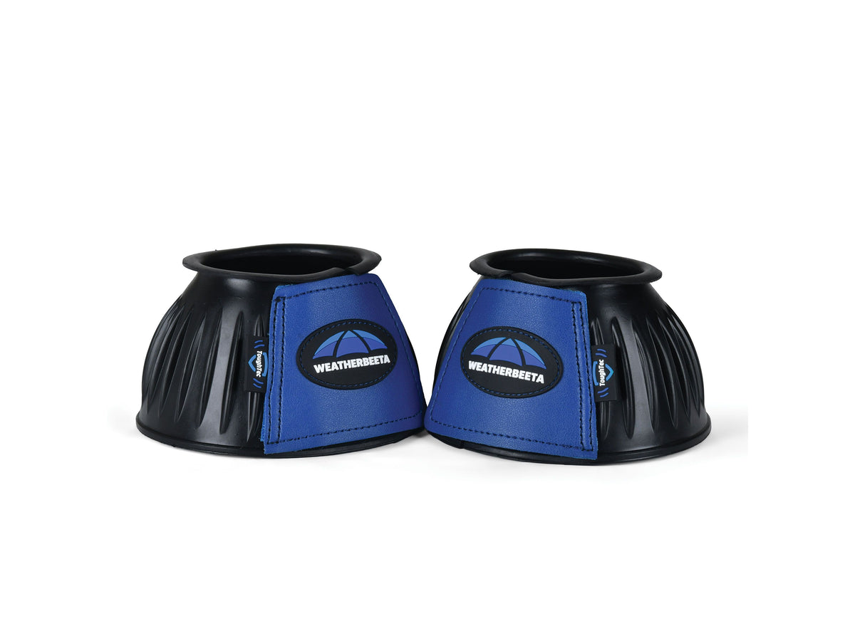 WEATHERBEETA TOUGH-TEC PRIME RUBBER BELL BOOTS BLACK/COBALT MEDIUM