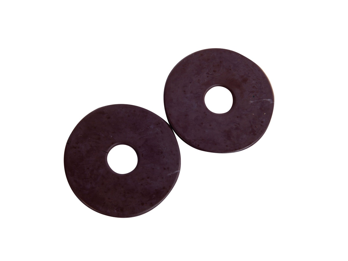 KORSTEEL RUBBER BIT GUARDS PAIR BROWN
